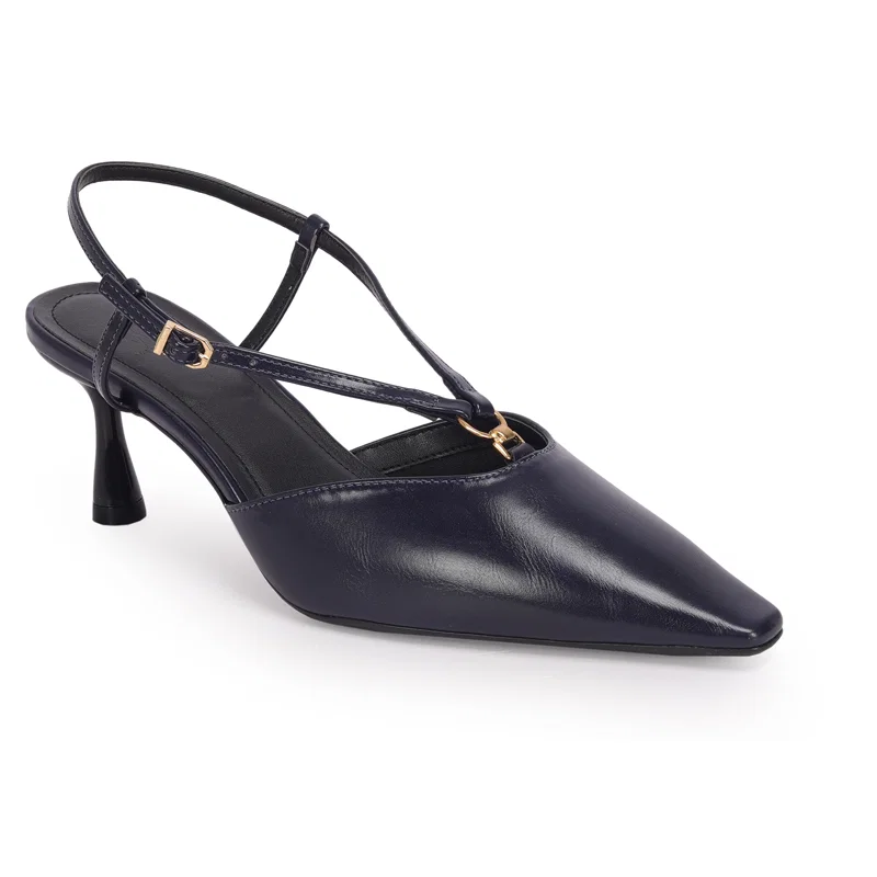 Slingback Com Tira E Metal 5cm
