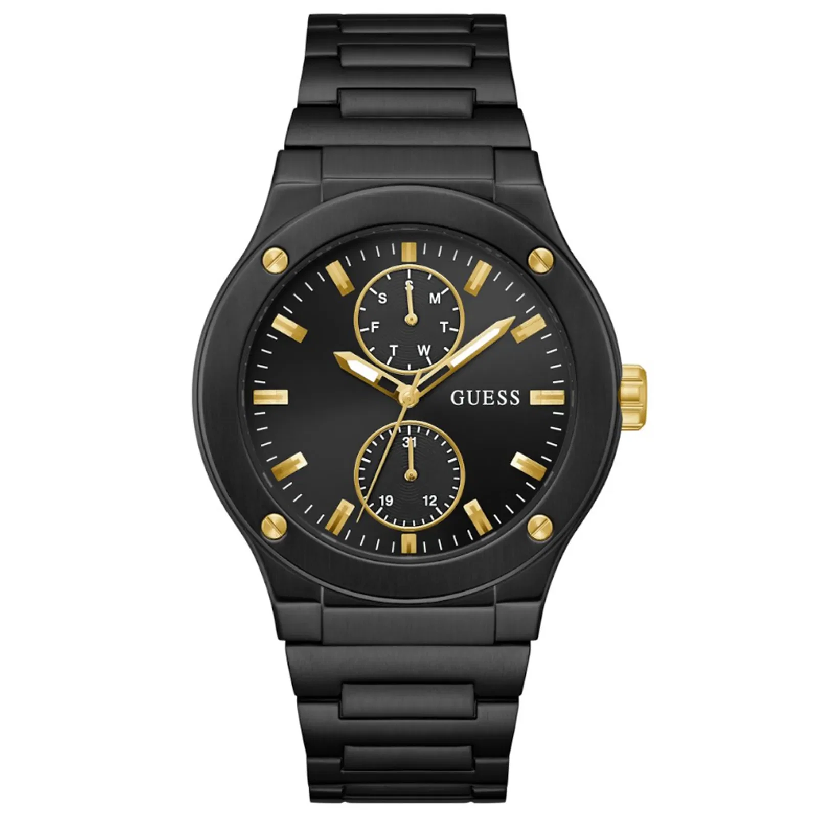 Relógio Guess Mens Dress Masculino Aço Preto — imagem 1