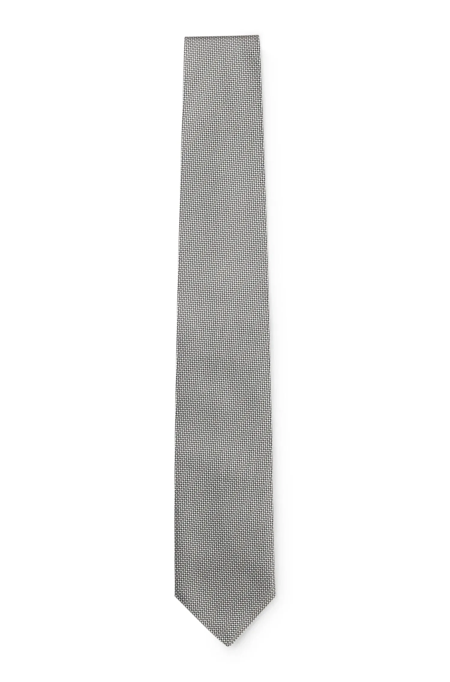 Gravata Com Padrão Jacquard Numa Mistura De Seda — imagem 1