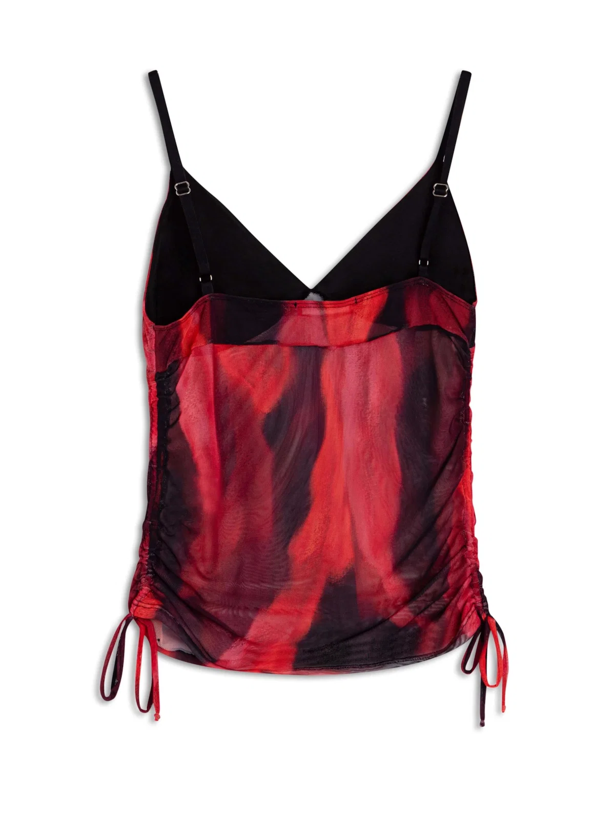 Blusa Ellus Flames Draped Sleeveless Vermelho — imagem 1