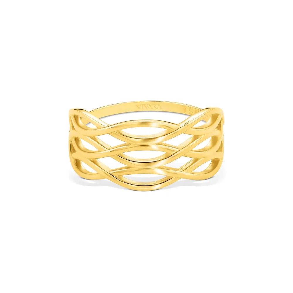 Anel Daily em Ouro Amarelo 18k