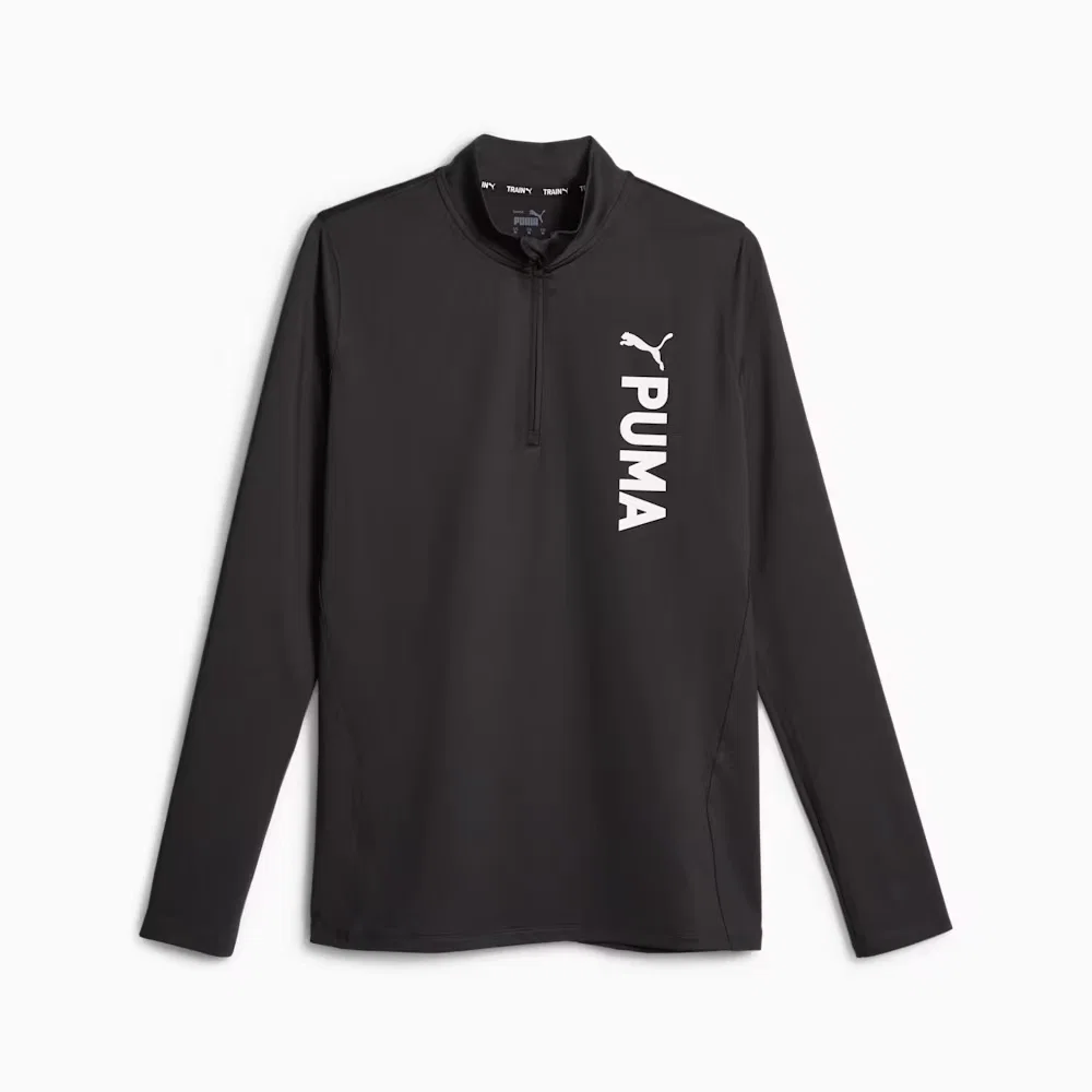Blusa de Treino Quarter-Zip Puma Fit Taped Masculina