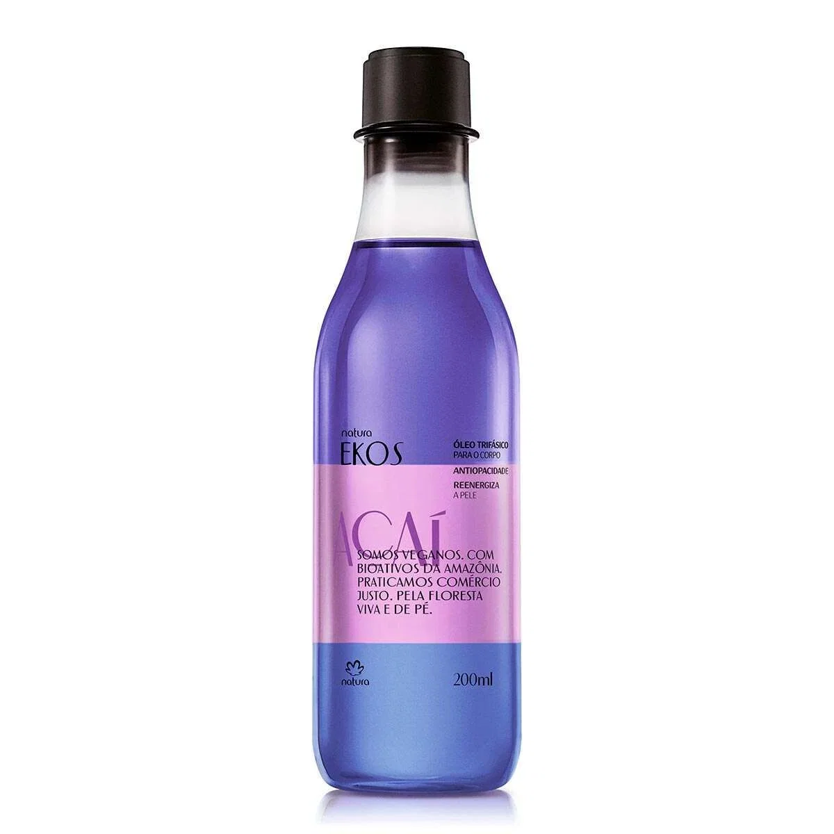 Óleo Trifásico Desodorante Corporal Ekos Açaí 200 ml