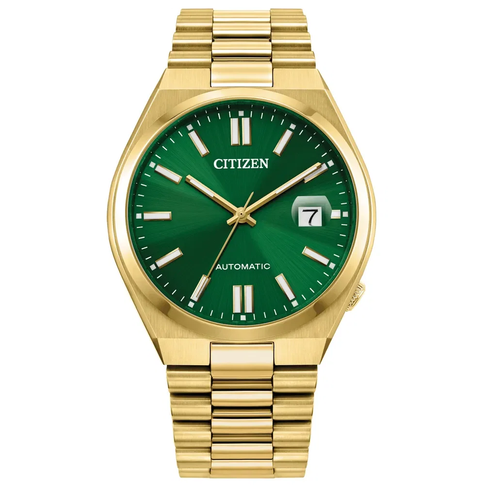 Relógio Citizen Automático Tsuyosa Masculino em Aço Dourado NJ0152-51XN — imagem 1