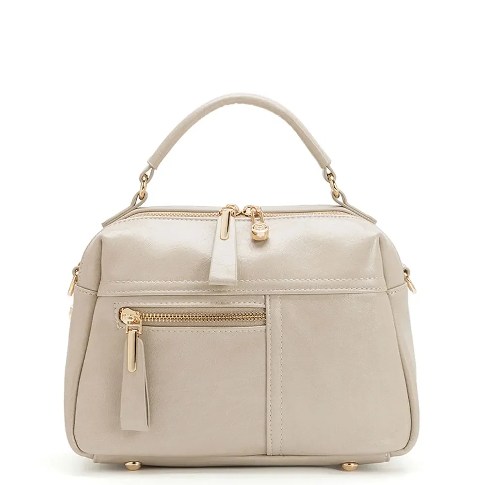 Bolsa Câmera Bag Zíper Off White