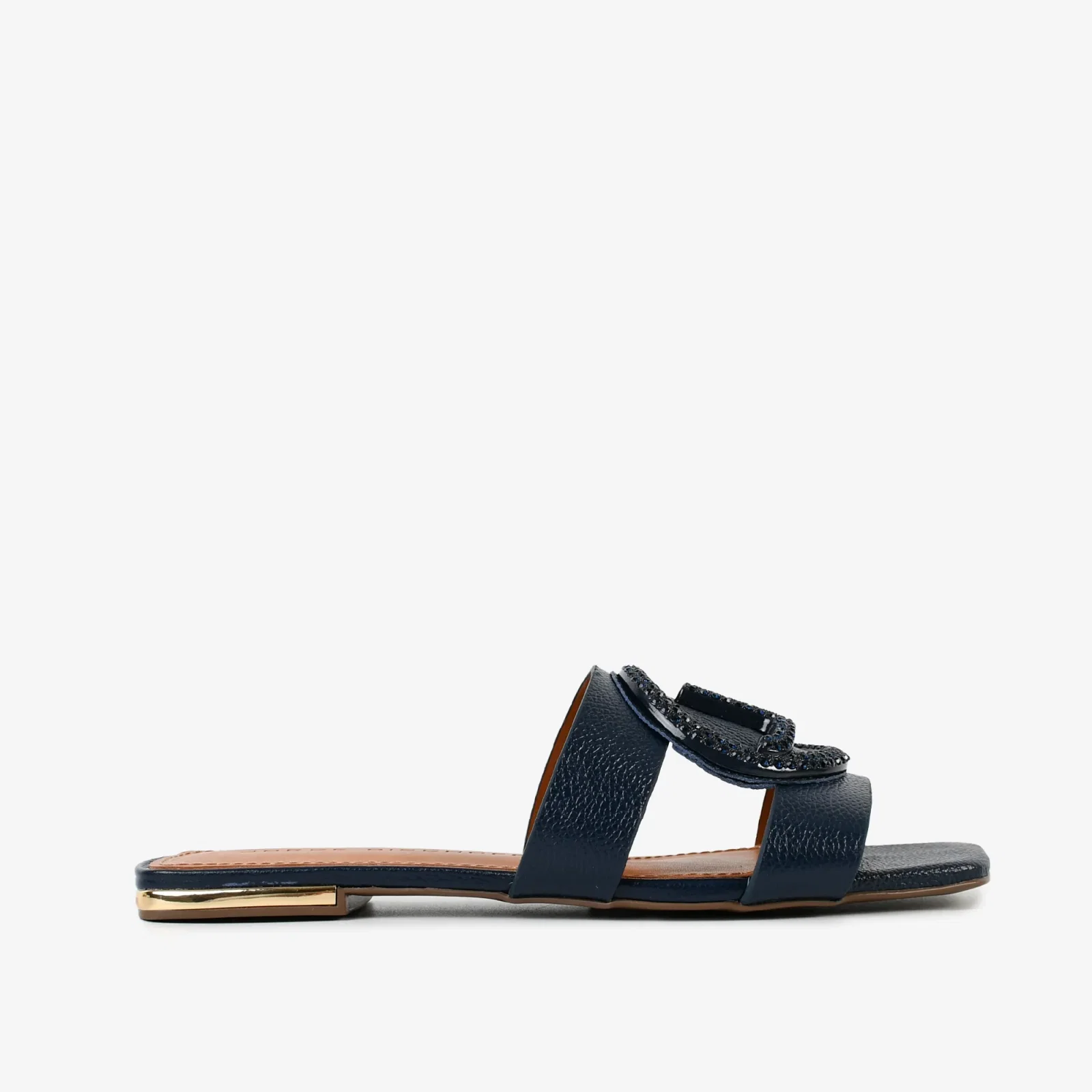 Chinelo Marinho Lunar Couro — imagem 1