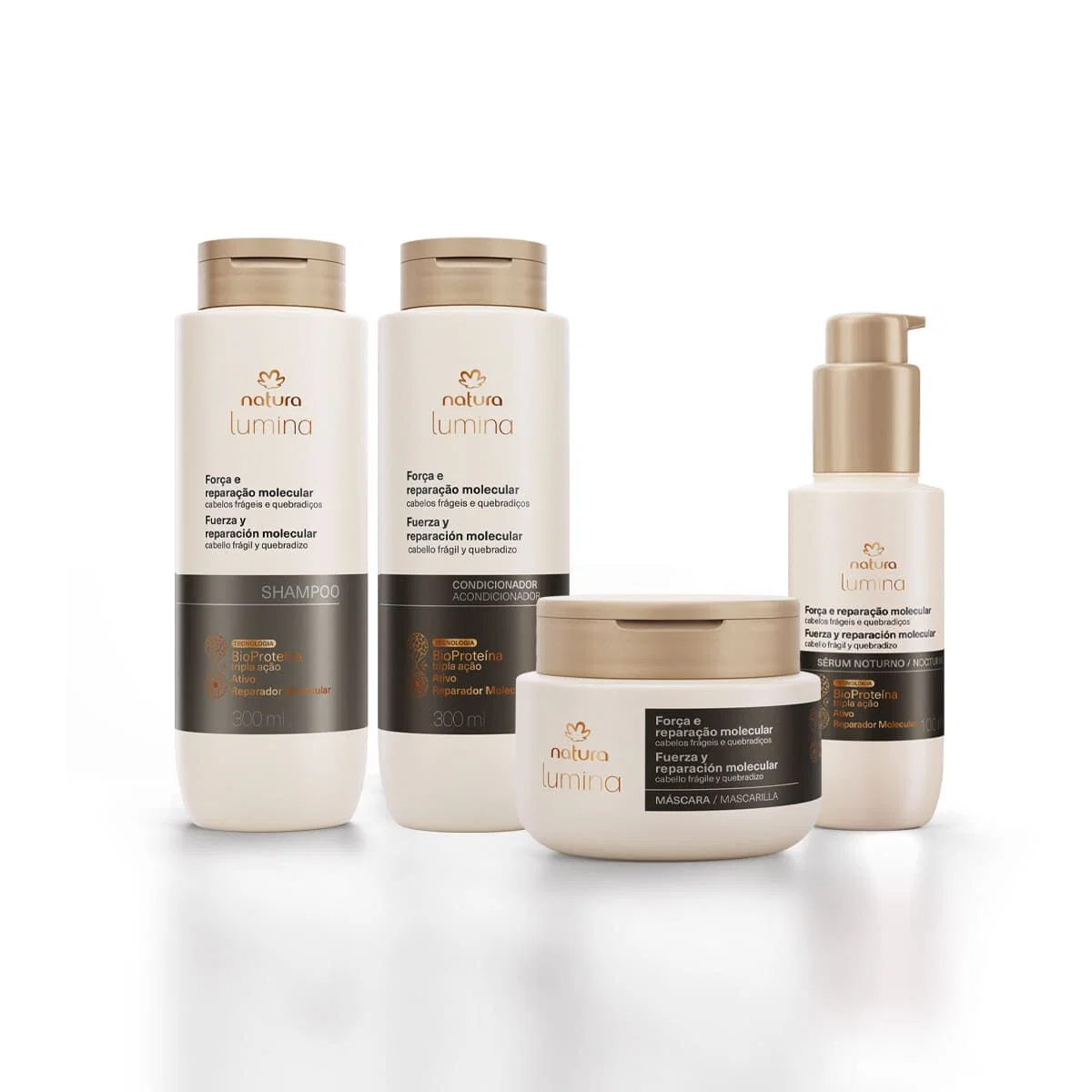 Kit Lumina Força e Reparação Molecular (4 produtos) — imagem 1