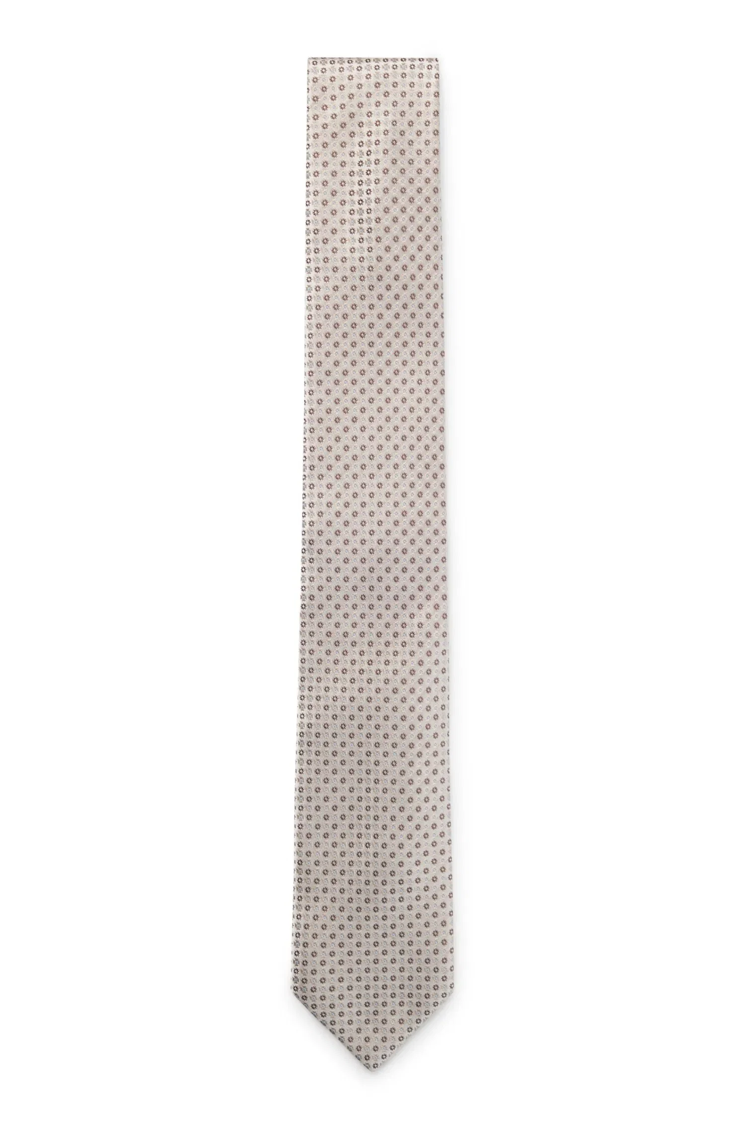 Gravata De Mistura De Seda Com Micropadrão — imagem 1