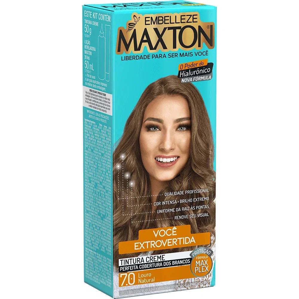Tintura Maxton 7.0 Louro Natural