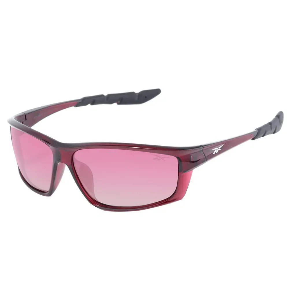 Óculos de Sol Unissex Reebok Esportivo Vinho Polarizado