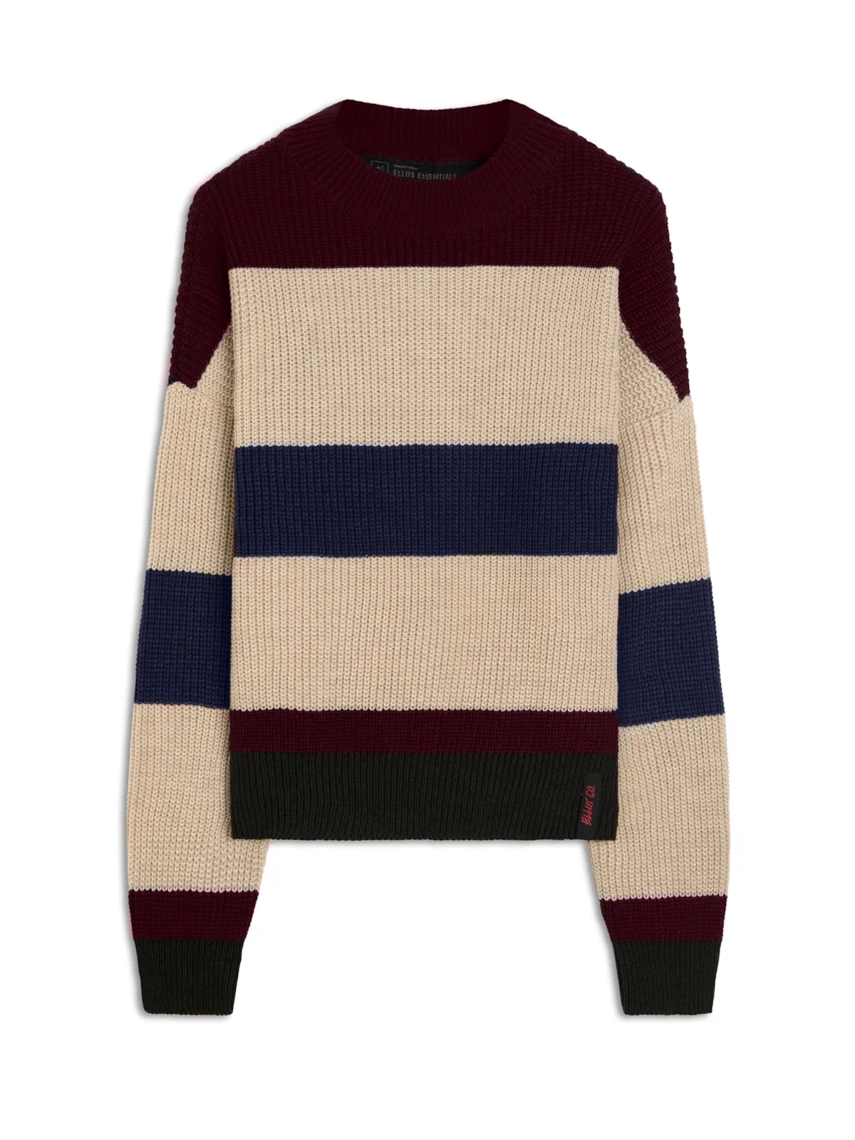 Suéter Tricot Ellus Listras Dark Wine — imagem 1
