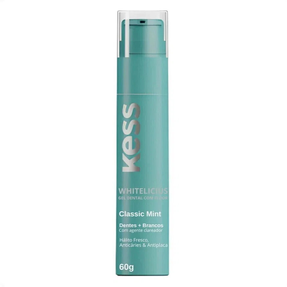 Gel Dental Kess Whitelicius Classic Mint 60g