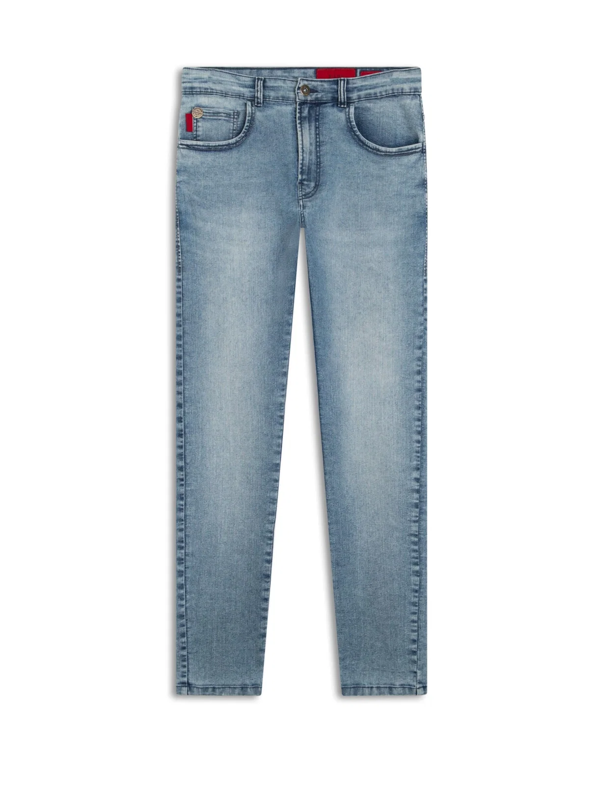 Calça Jeans Midi Blue Ly Et Zetex 1741-Lav.Claro C/Sky — imagem 1