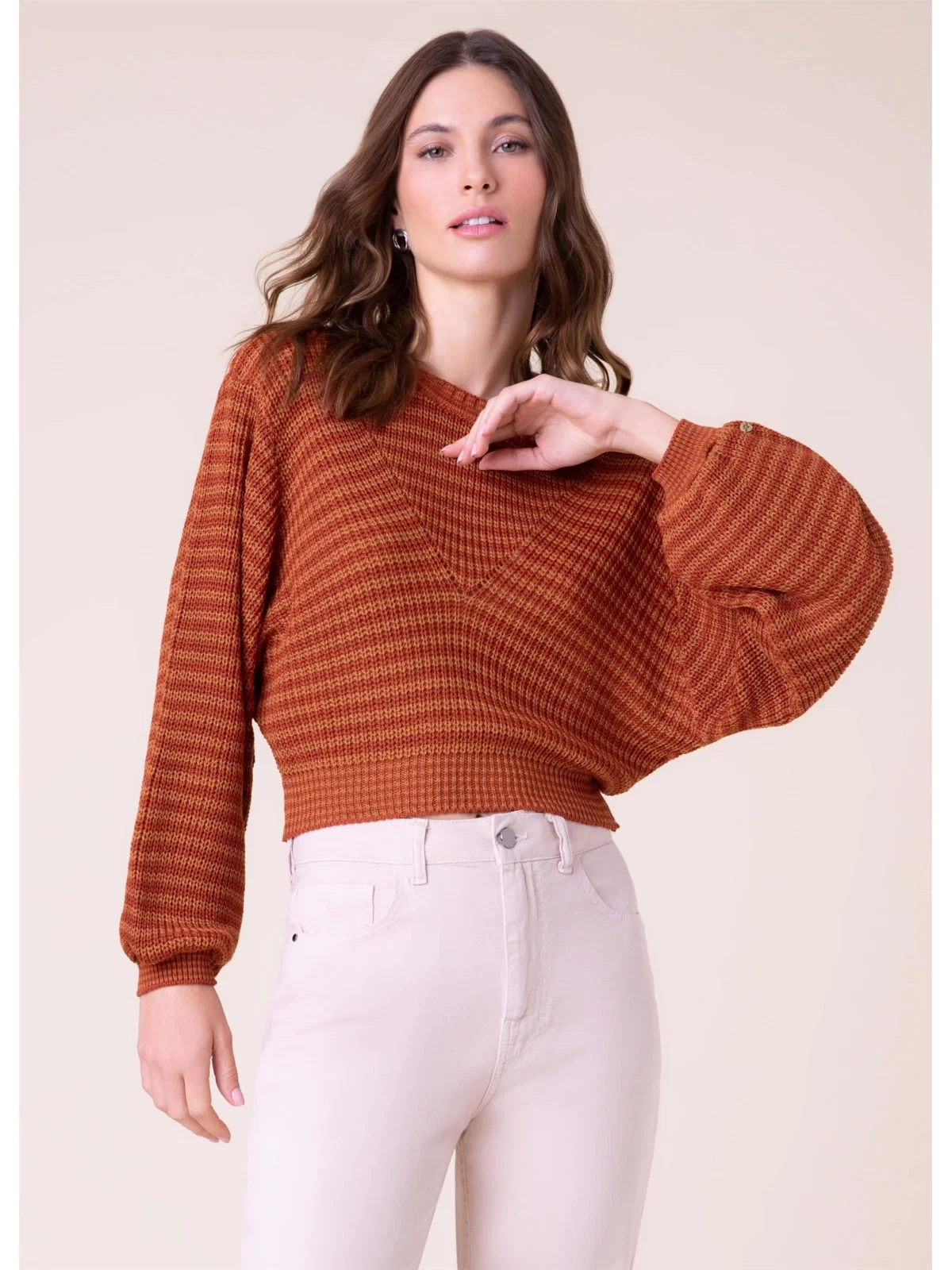Tricot Pull Listrado Terra