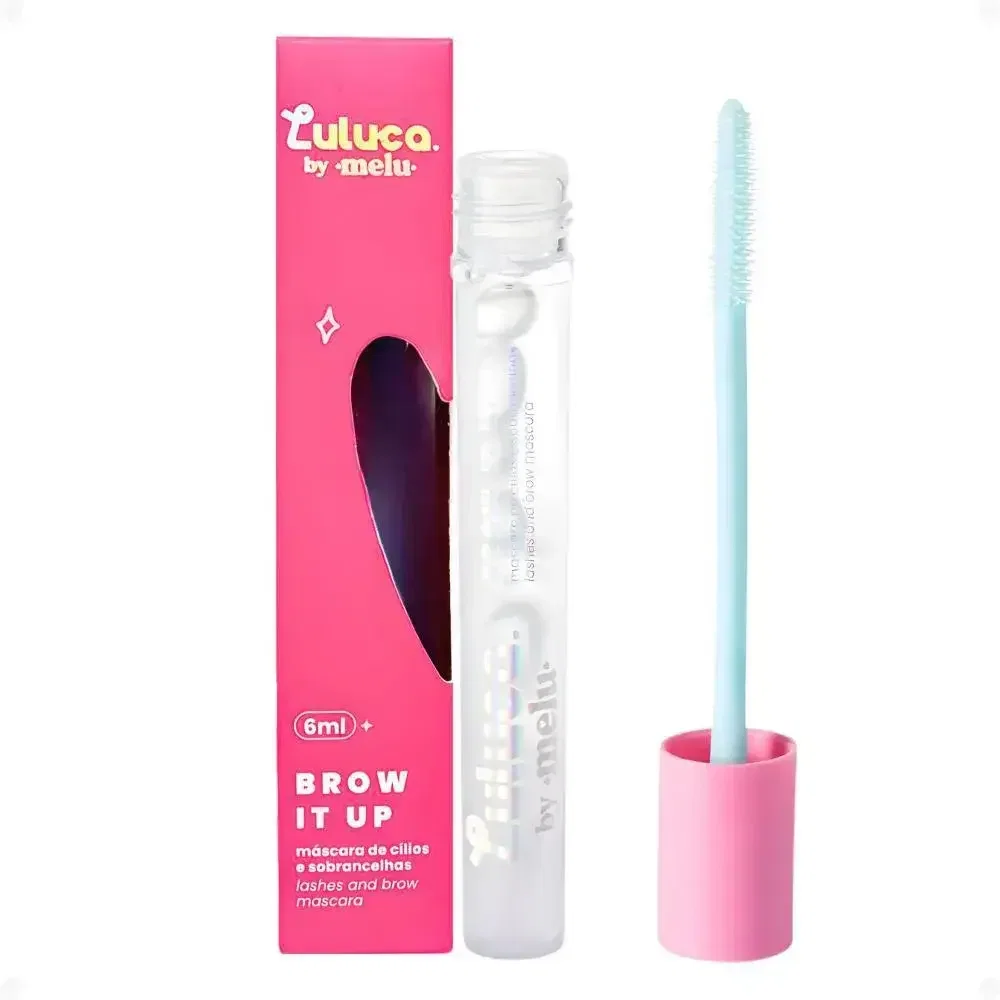 Máscara de Cílios e Sobrancelhas Luluca By Melu Brow It Up So Cristal
