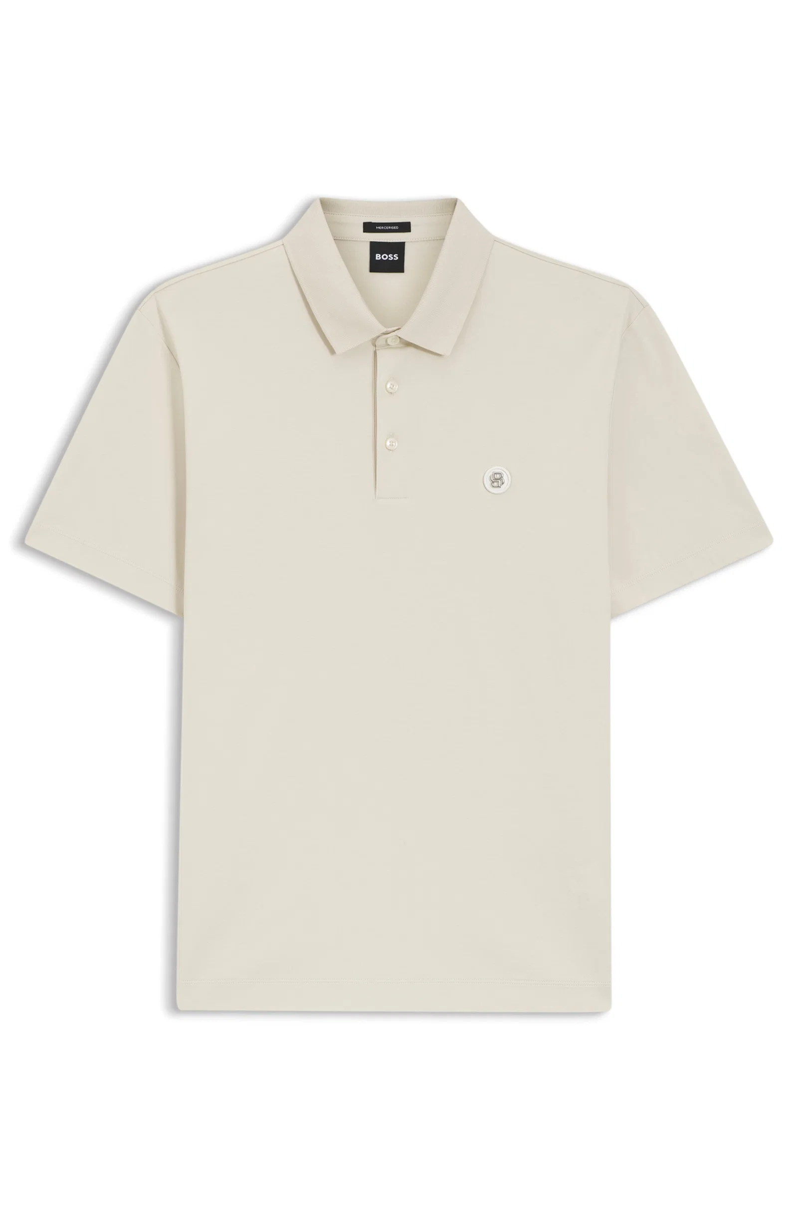 Polo De Algodão Mercerizado Com Monograma Double B — imagem 1
