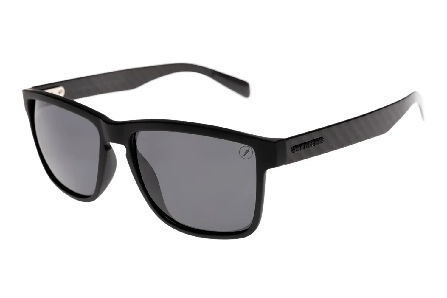 Óculos de Sol Masculino Chilli Beans Clássicos Polarizado Preto Fosco — imagem 1