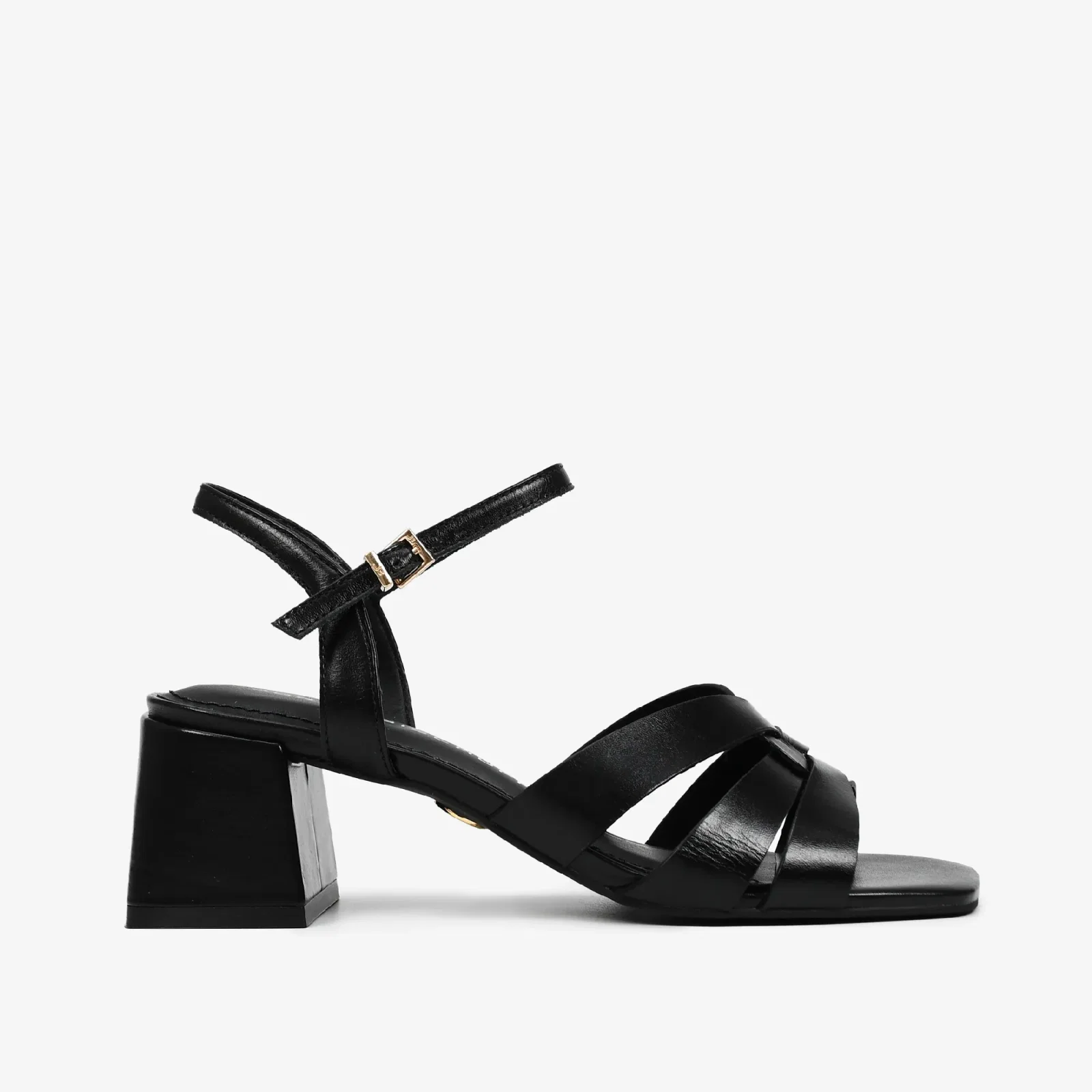 Sandália Preto Tiras Couro — imagem 1