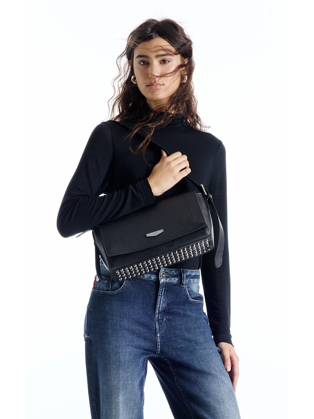 Bolsa Callie Leather Bag Preto — imagem 1
