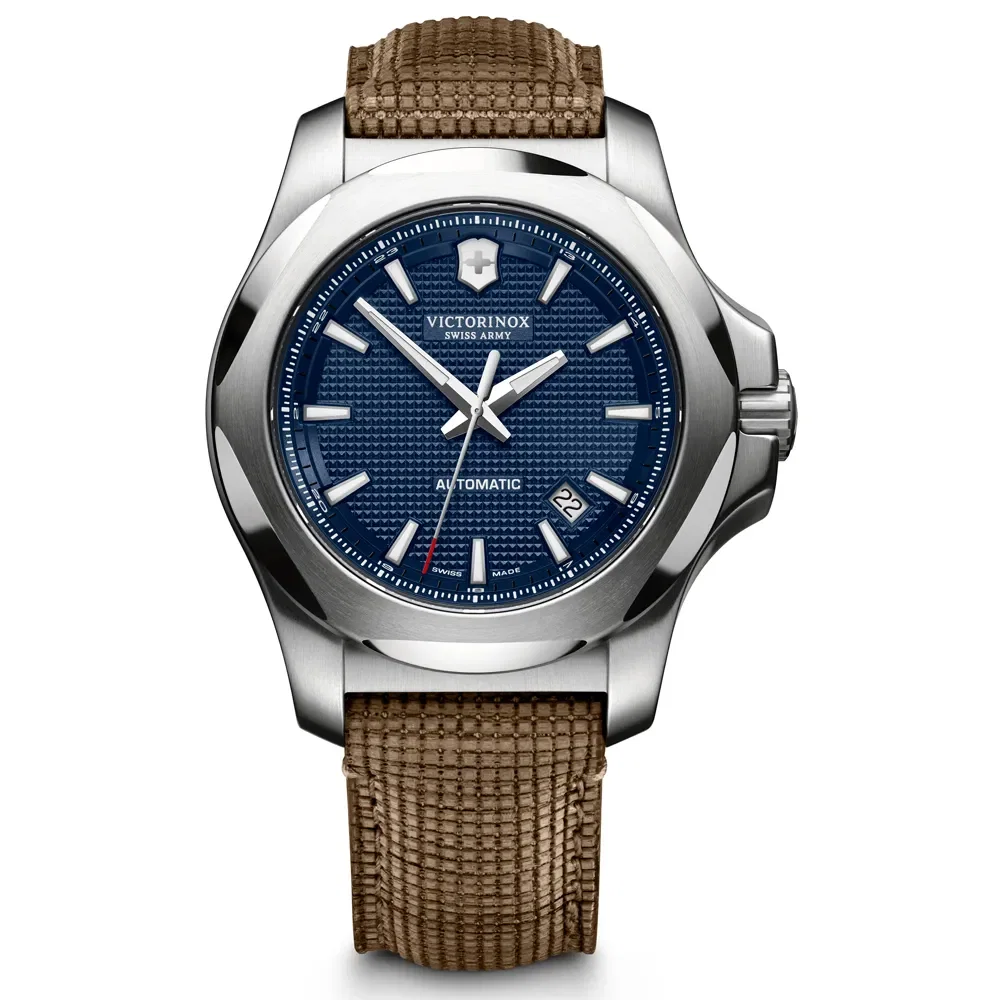 Relógio Victorinox I.N.O.X. Mechanical Automático Masculino em Couro Marrom 241834