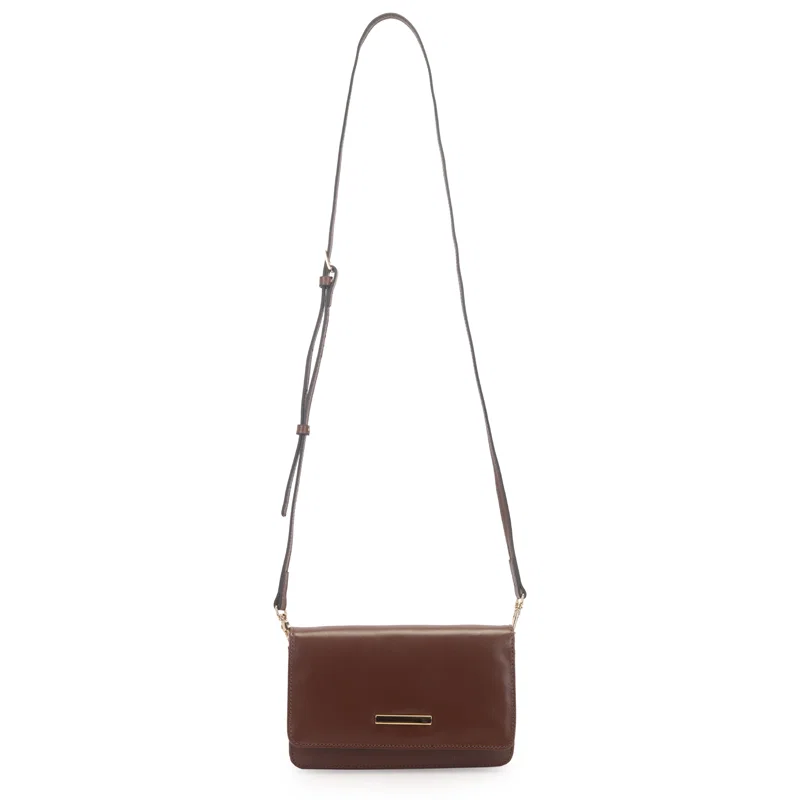 Bolsa Transversal Couro Pequena Com Tampa