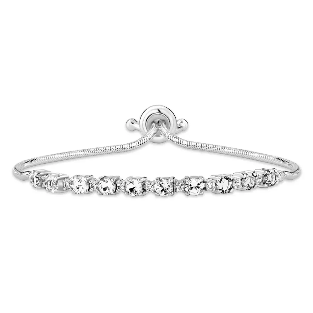 Pulseira Life Ocean em Prata 925 com Pedras Incolores — imagem 1