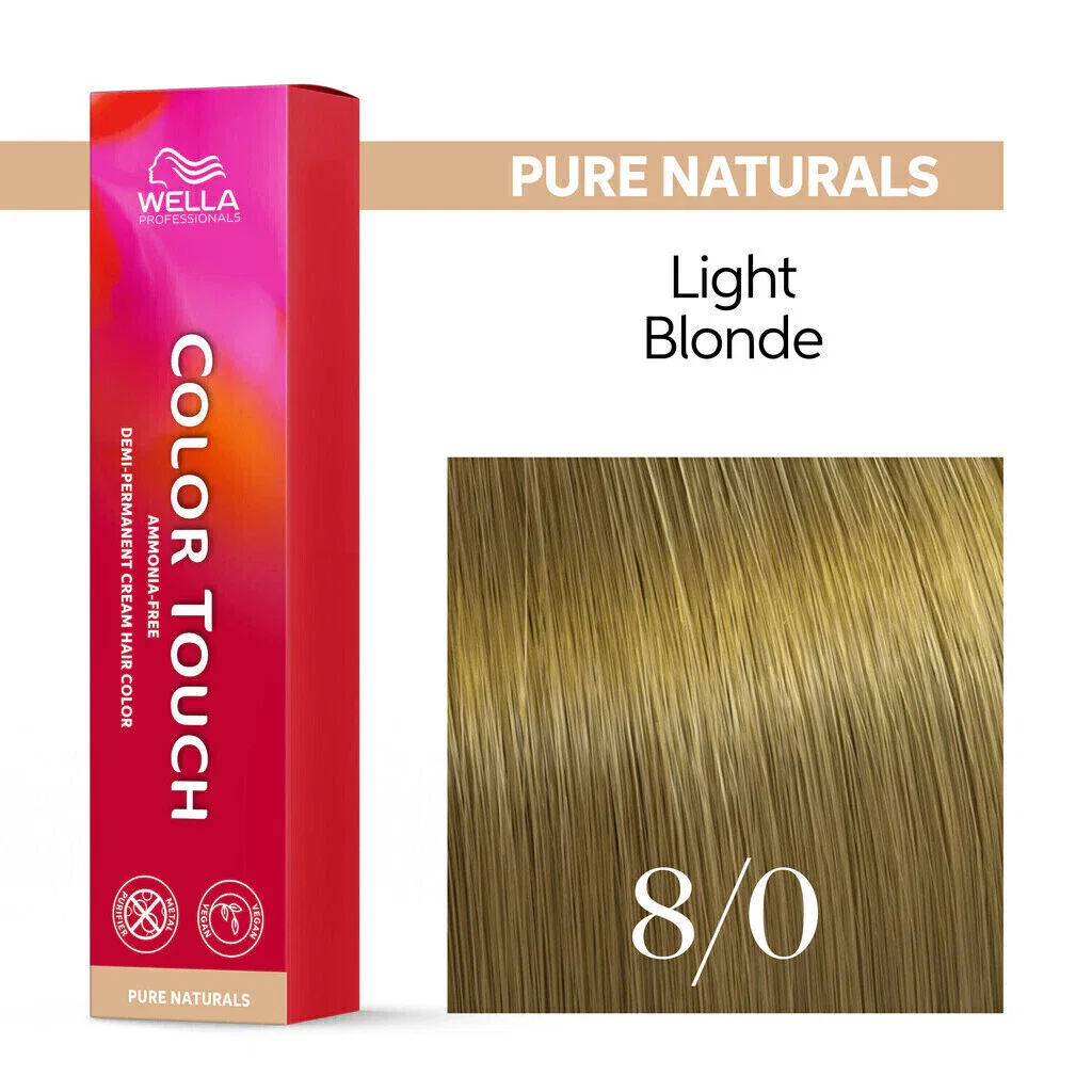 Tonalizante Wella Color Touch 8/0 Louro Claro