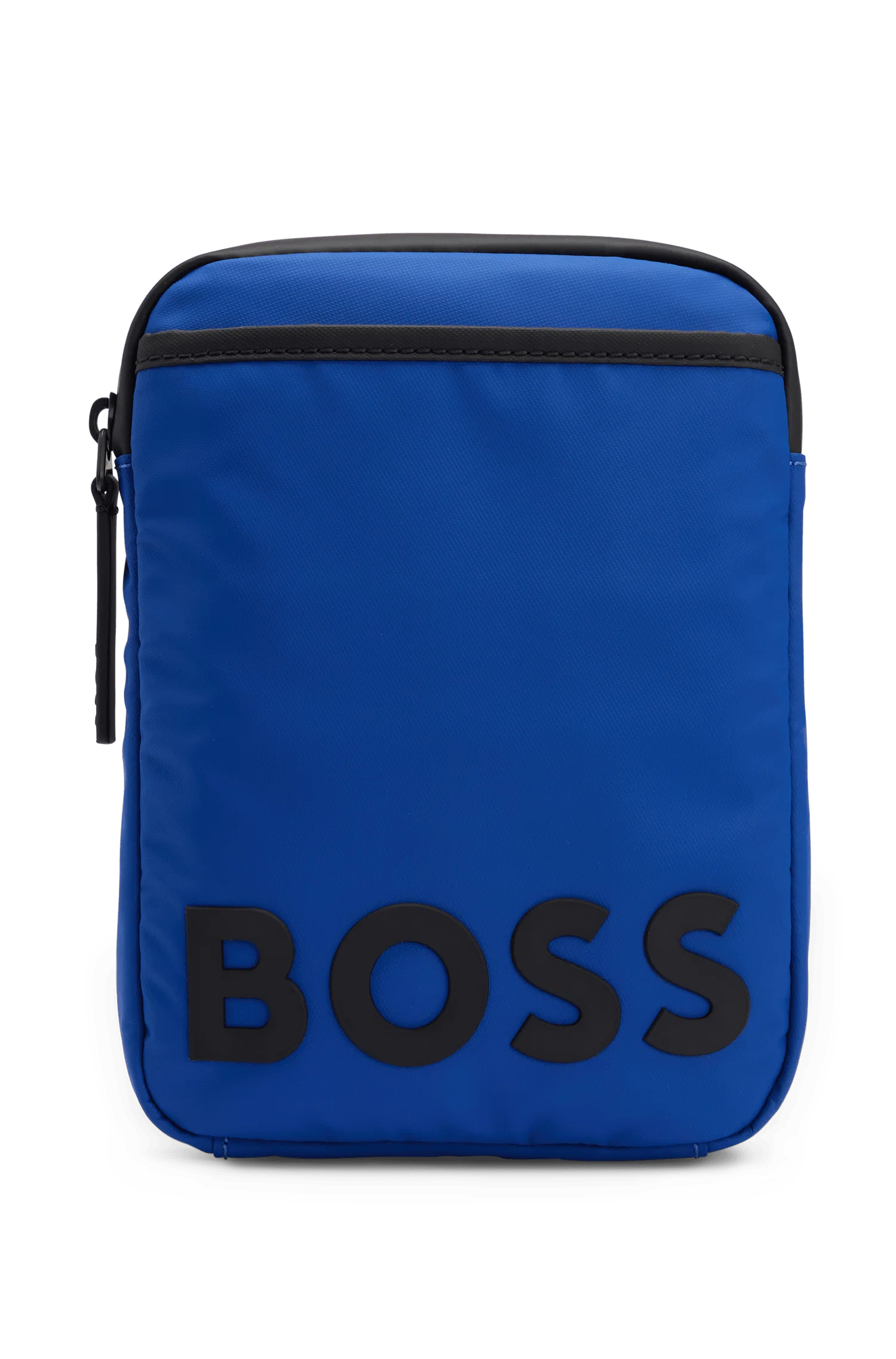 Bolsa Repórter Em Material Revestido Com Detalhe De Logo