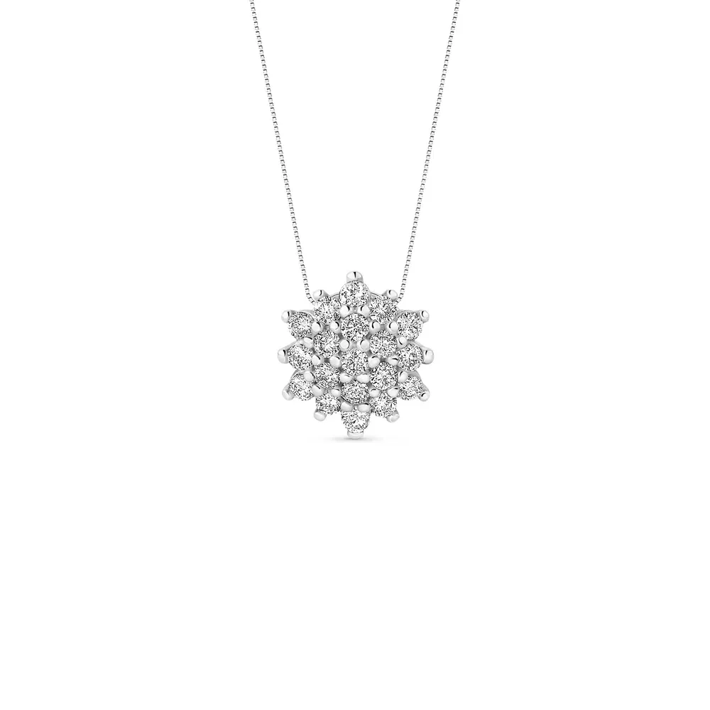 Pingente Lyra em Ouro Branco 18k com Diamantes 0,57 ct, 11mm — imagem 1