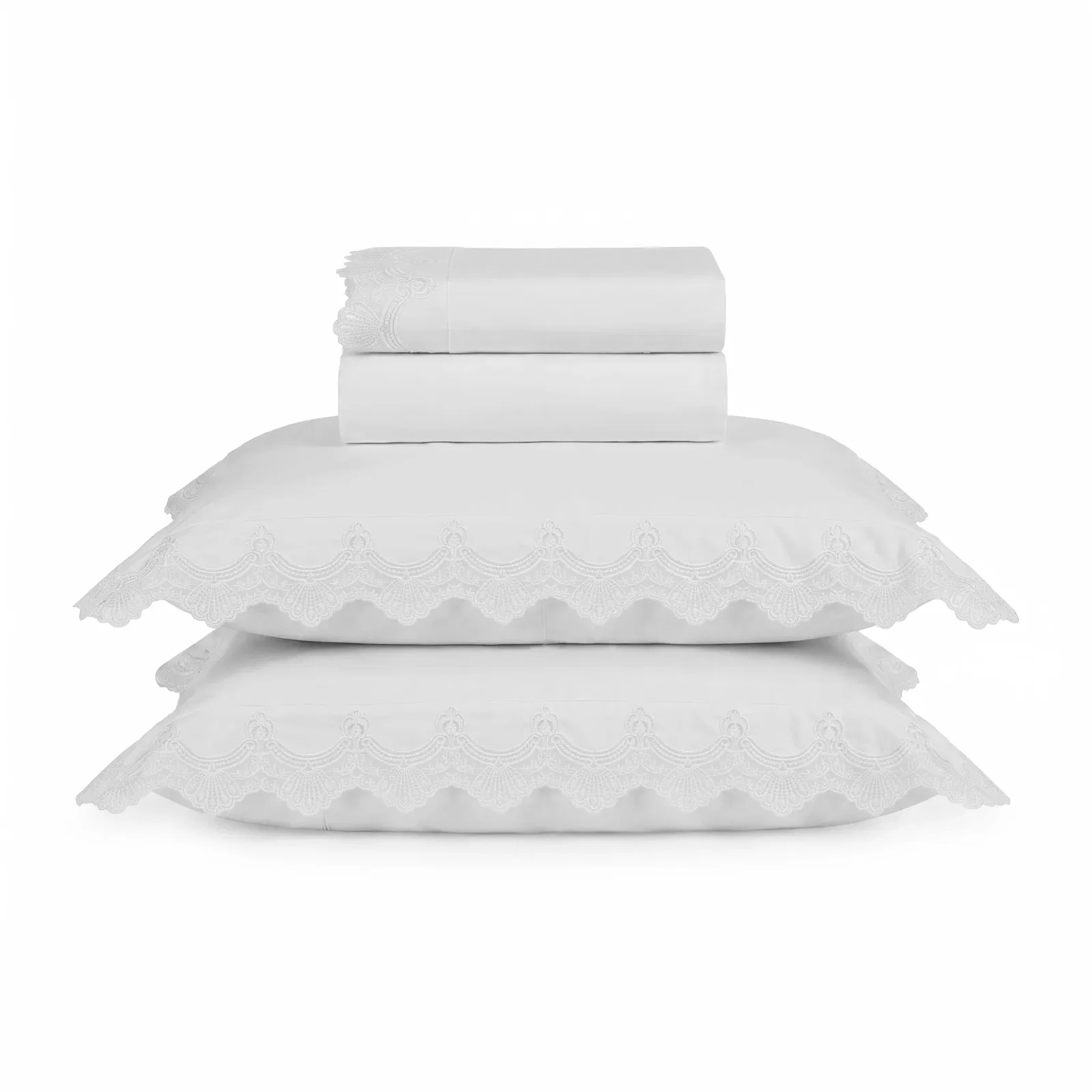 Jogo de Cama 300 Fios Cetim 100% Algodão Egípcio Chiavari