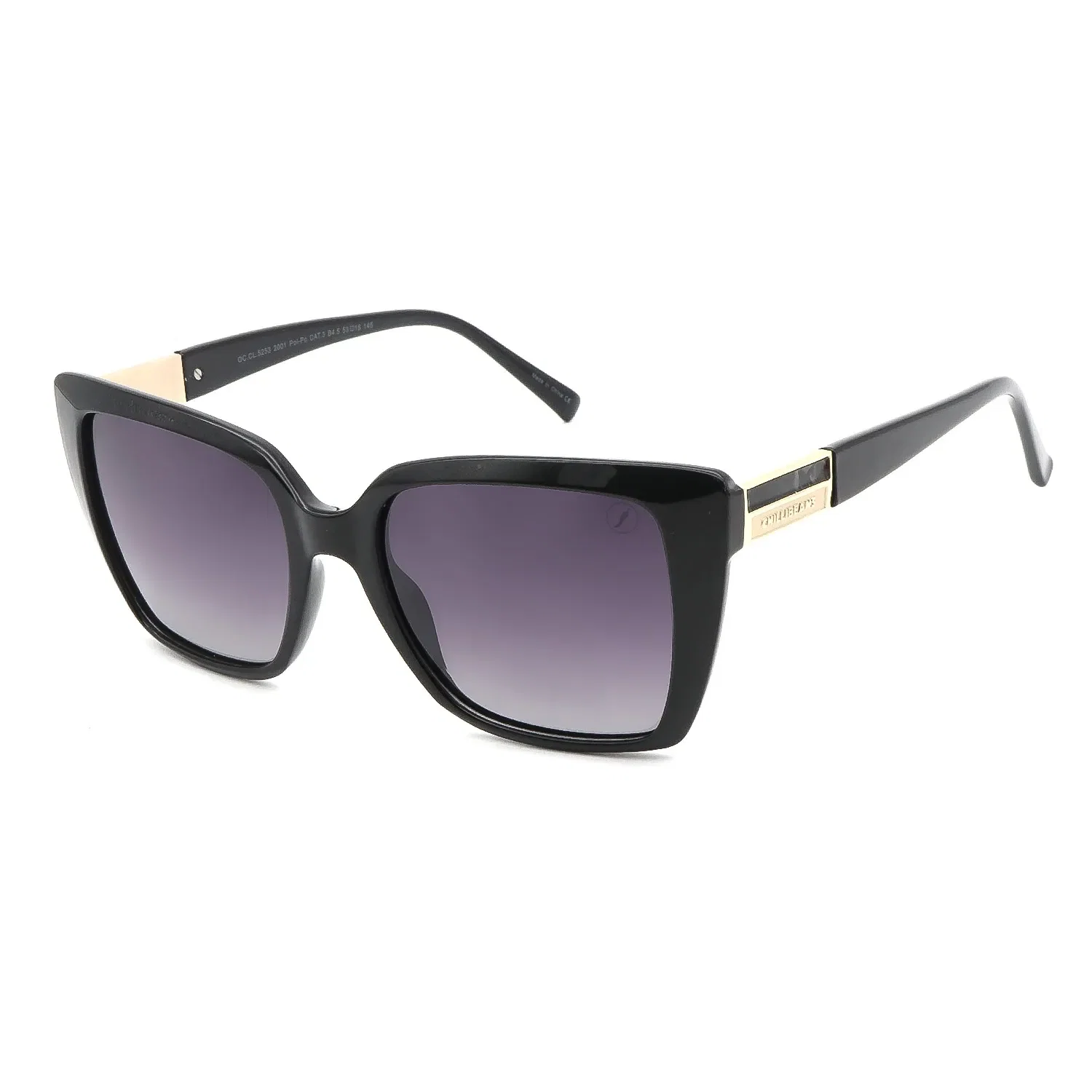 Óculos de Sol Feminino Chilli Beans Clássicos Quadrado Polarizado Degradê Preto — imagem 1