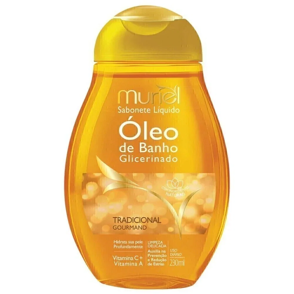 Óleo de Banho Glicerinado Muriel Tradicional Gourmand 230ml