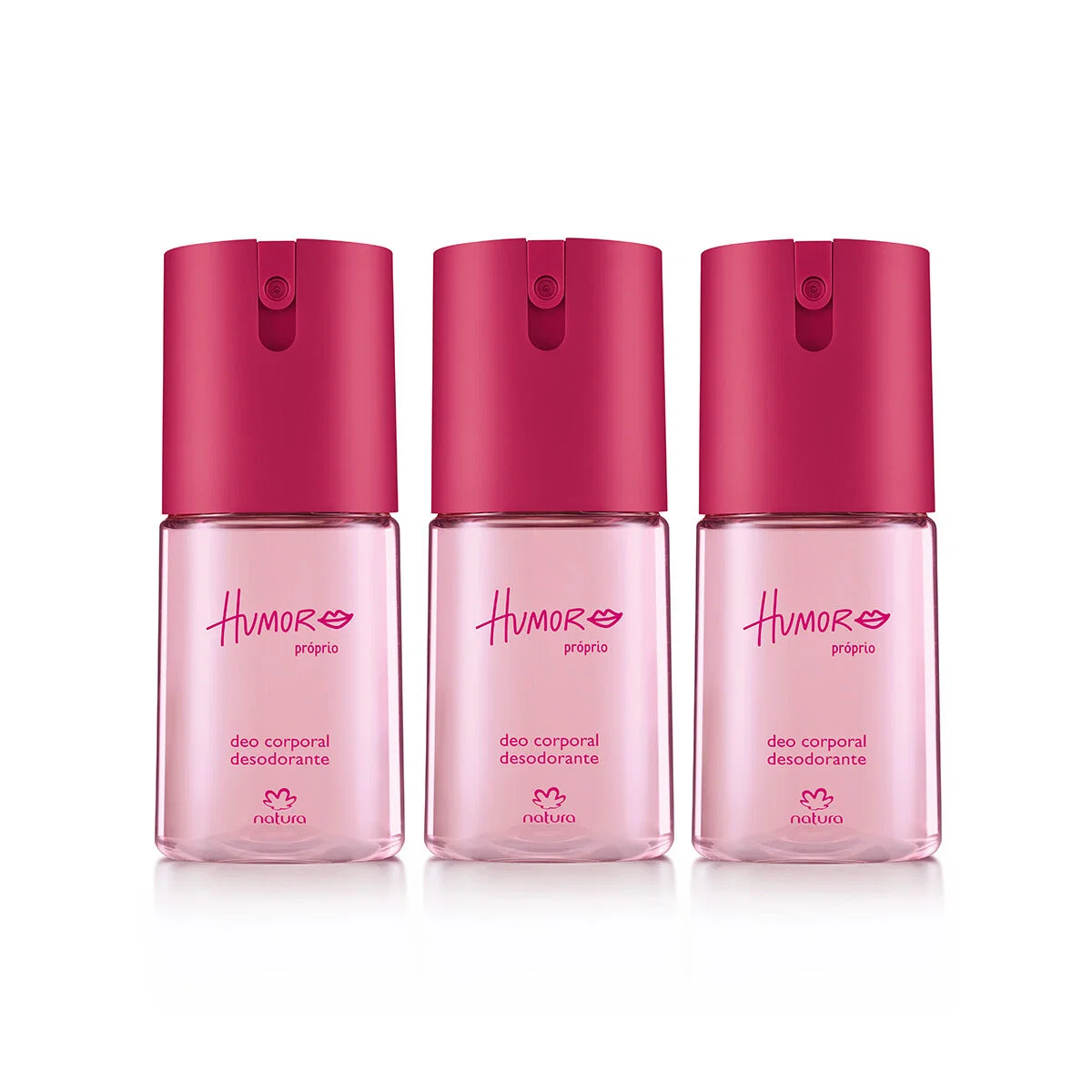 Kit Desodorante Corporal Humor Próprio Feminino 3 produtos de 100 ml