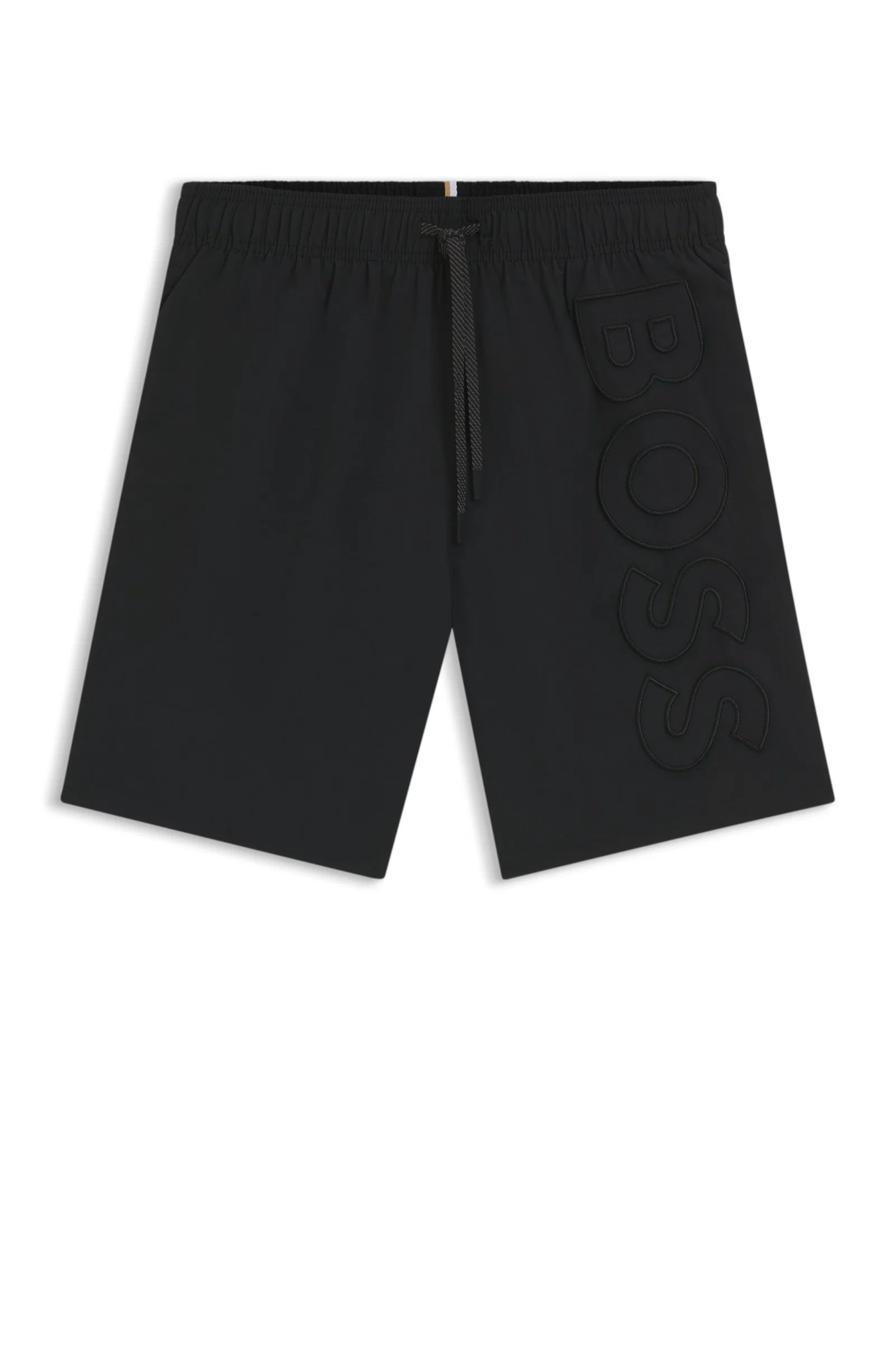 Shorts De Praia Em Material Reciclado Com Logo Bordado — imagem 1