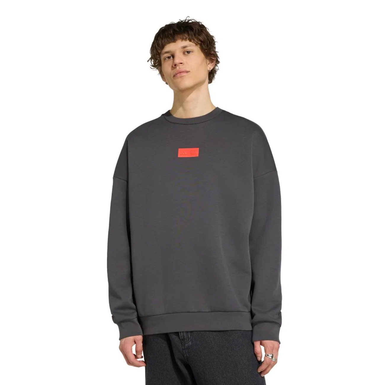 Blusão de Moletom Adidas Audi Revolut F1 Team Elevated Crew Sweat Masculino