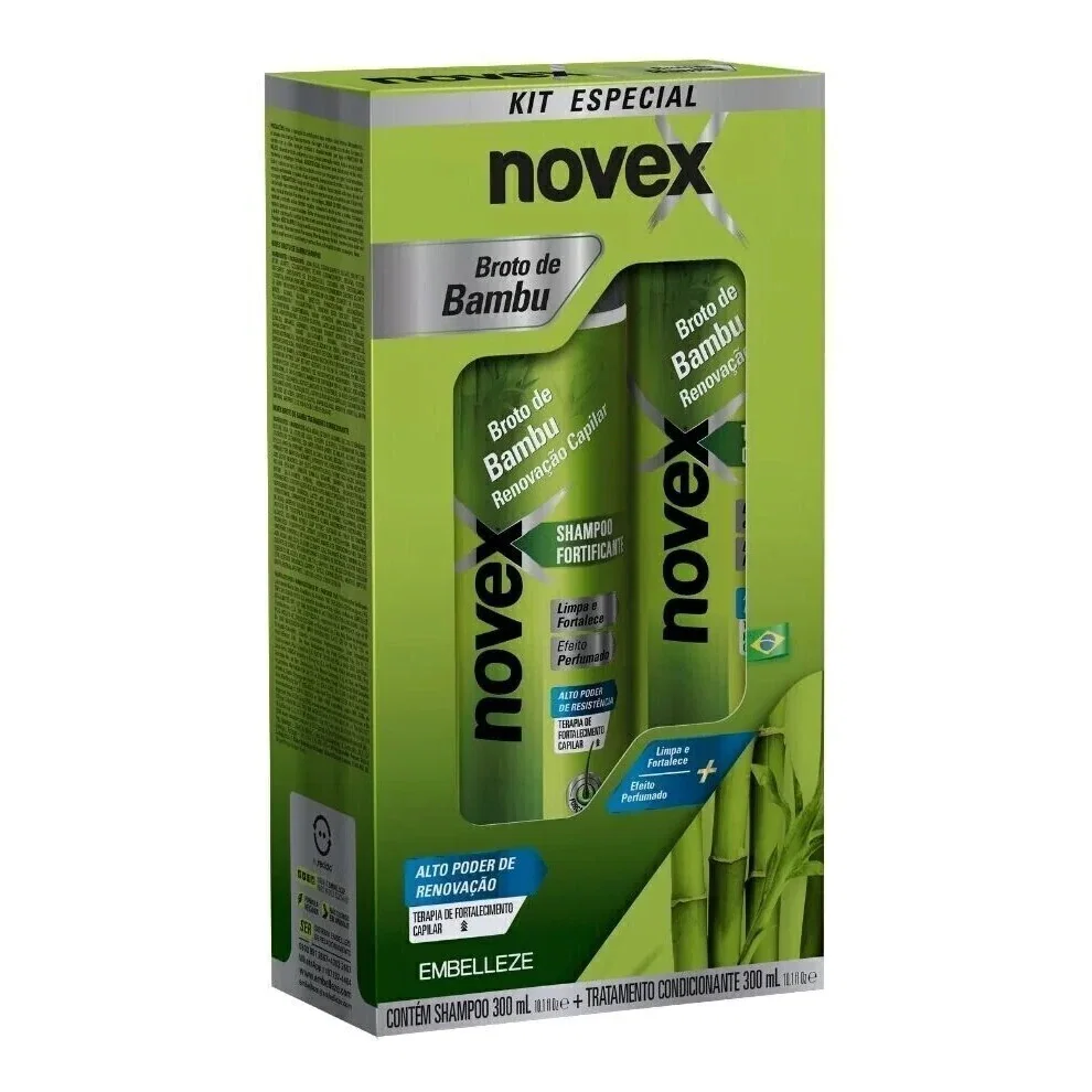 Kit Shampoo + Condicionador Novex Broto de Bambu 300ml