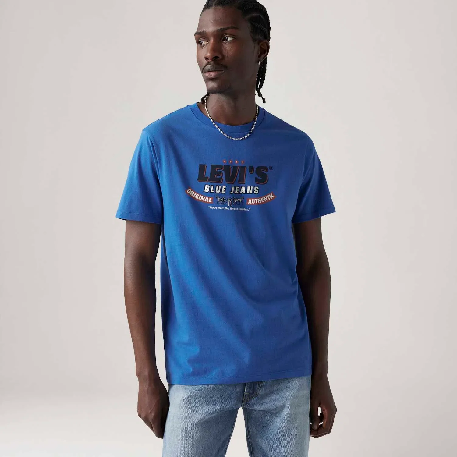 Camiseta Levi's® Graphic Crewneck Azul — imagem 1