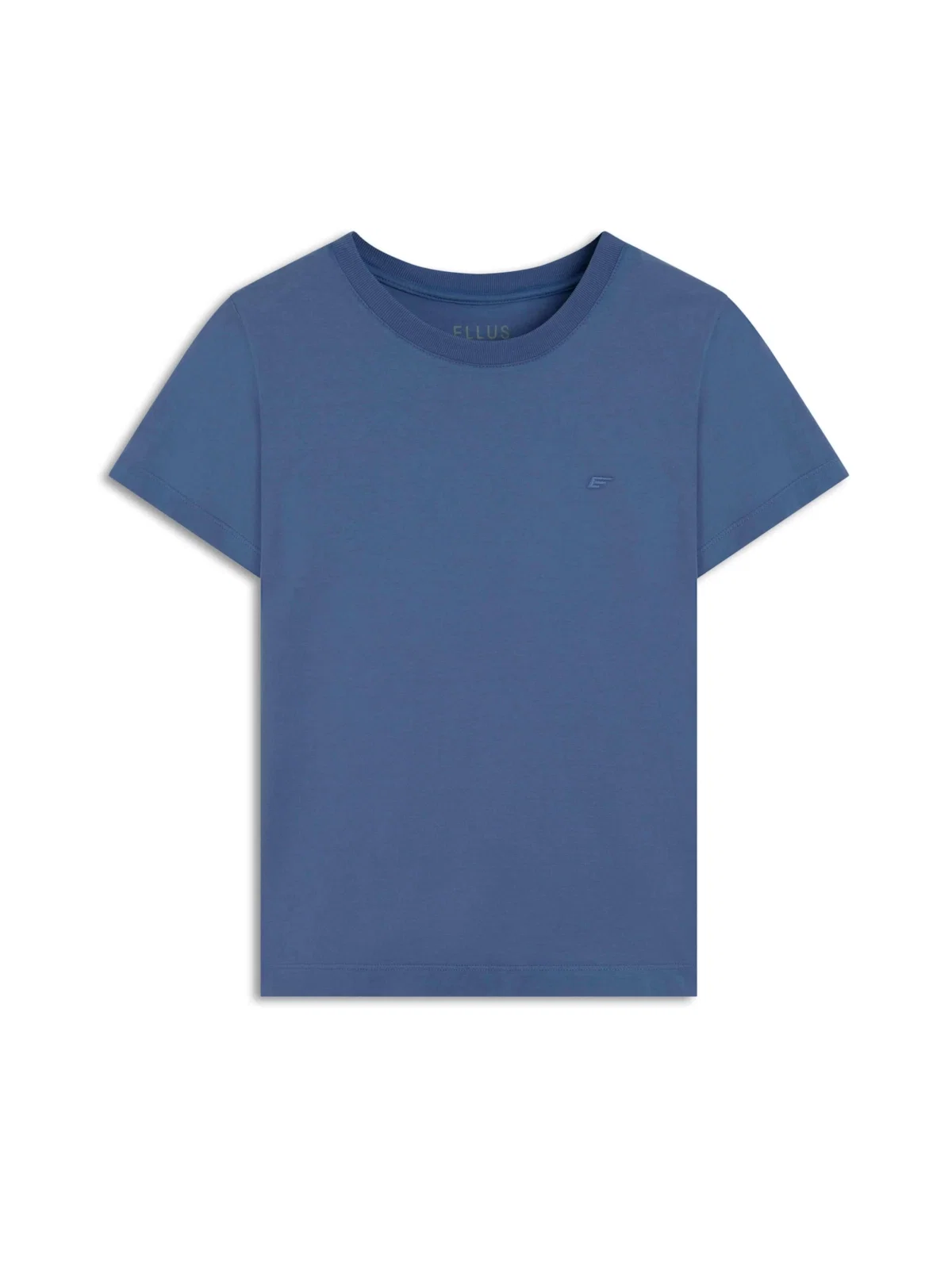Blusa Cotton Ellus Classic Azul Pervante — imagem 1