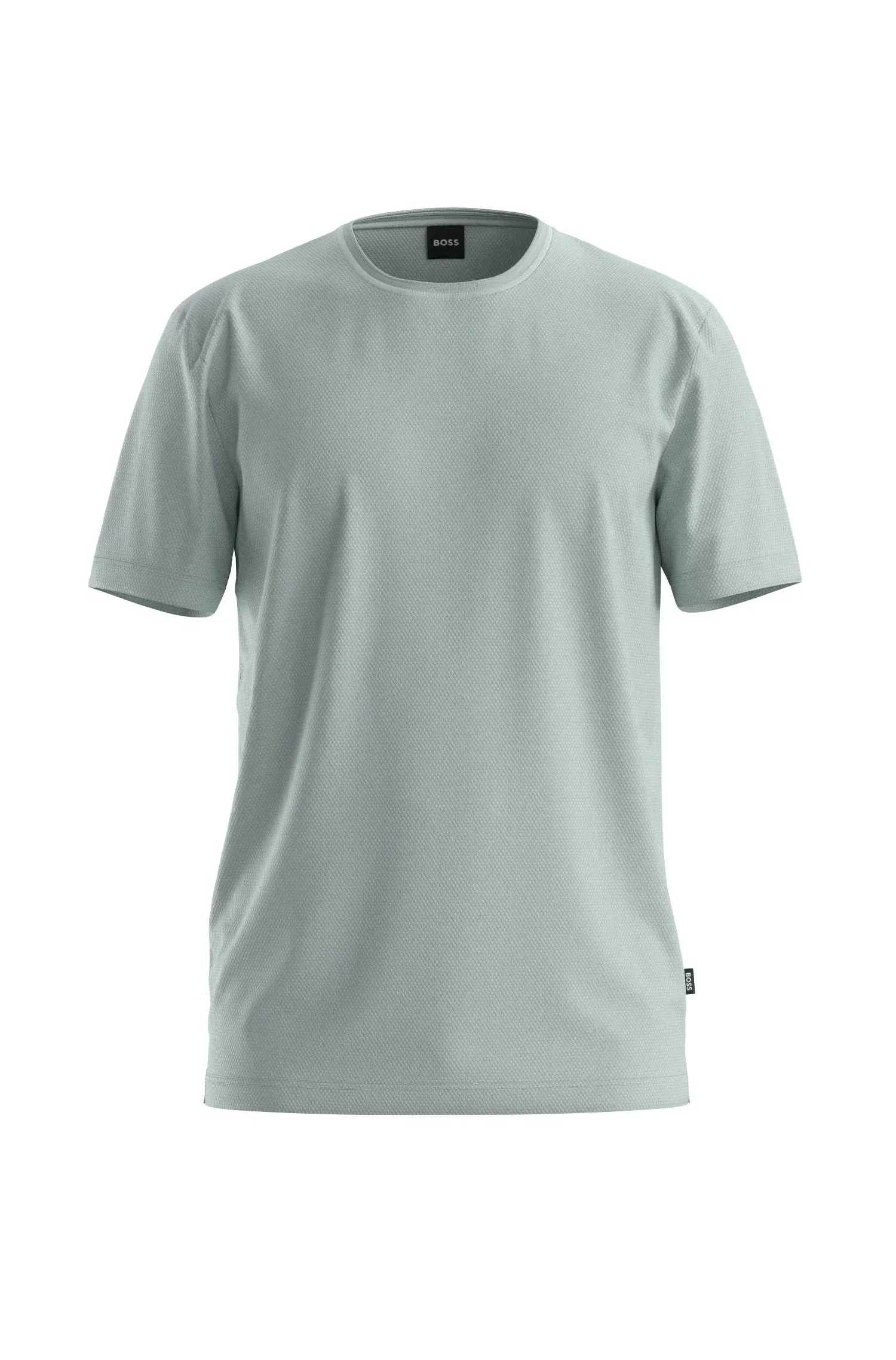 Camiseta De Algodão Com Estrutura De Jacquard — imagem 1