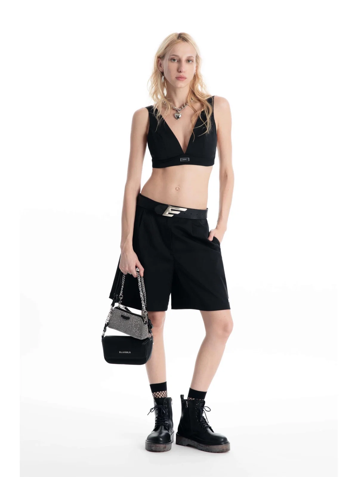 Bermuda Albi Basket Preto