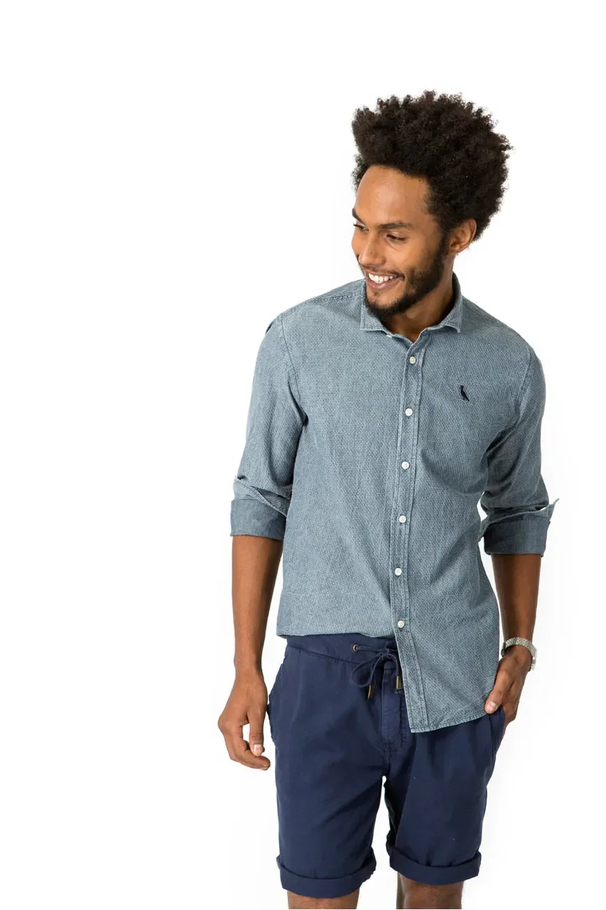 Camisa RESERVA Regular Poa Estonado — imagem 1