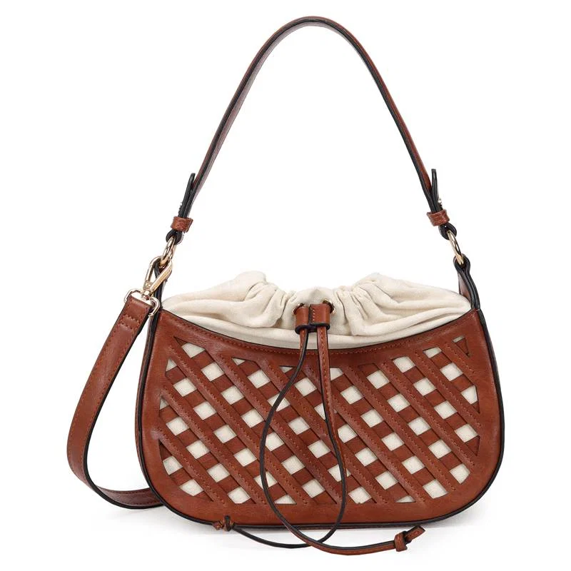 Bolsa Transversal Media Com Recortes