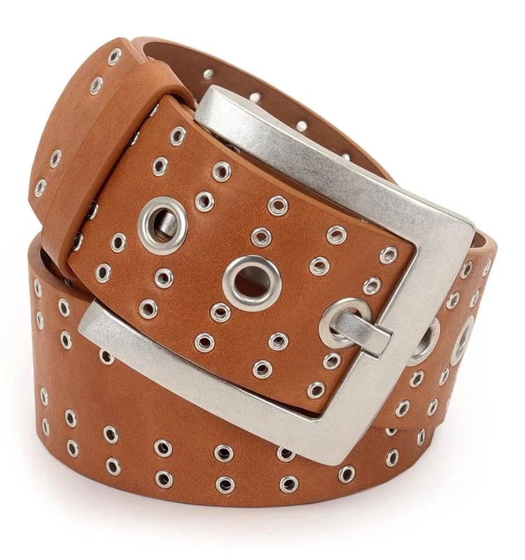 Cinto Feminino Com Ilhoses 5cm