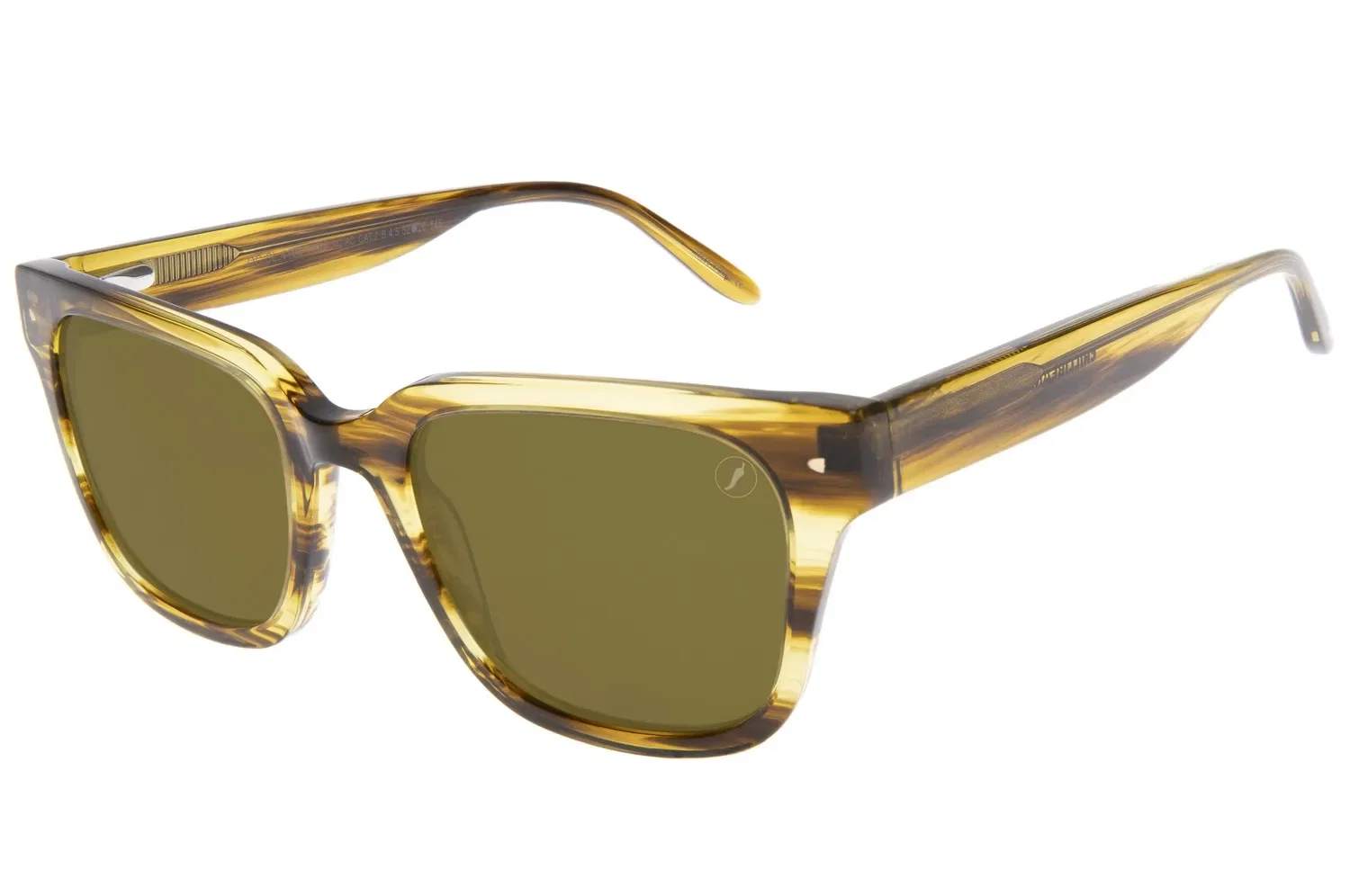 Óculos de Sol Feminino Ótica Chilli Beans Quadrado Casual Amarelo — imagem 1