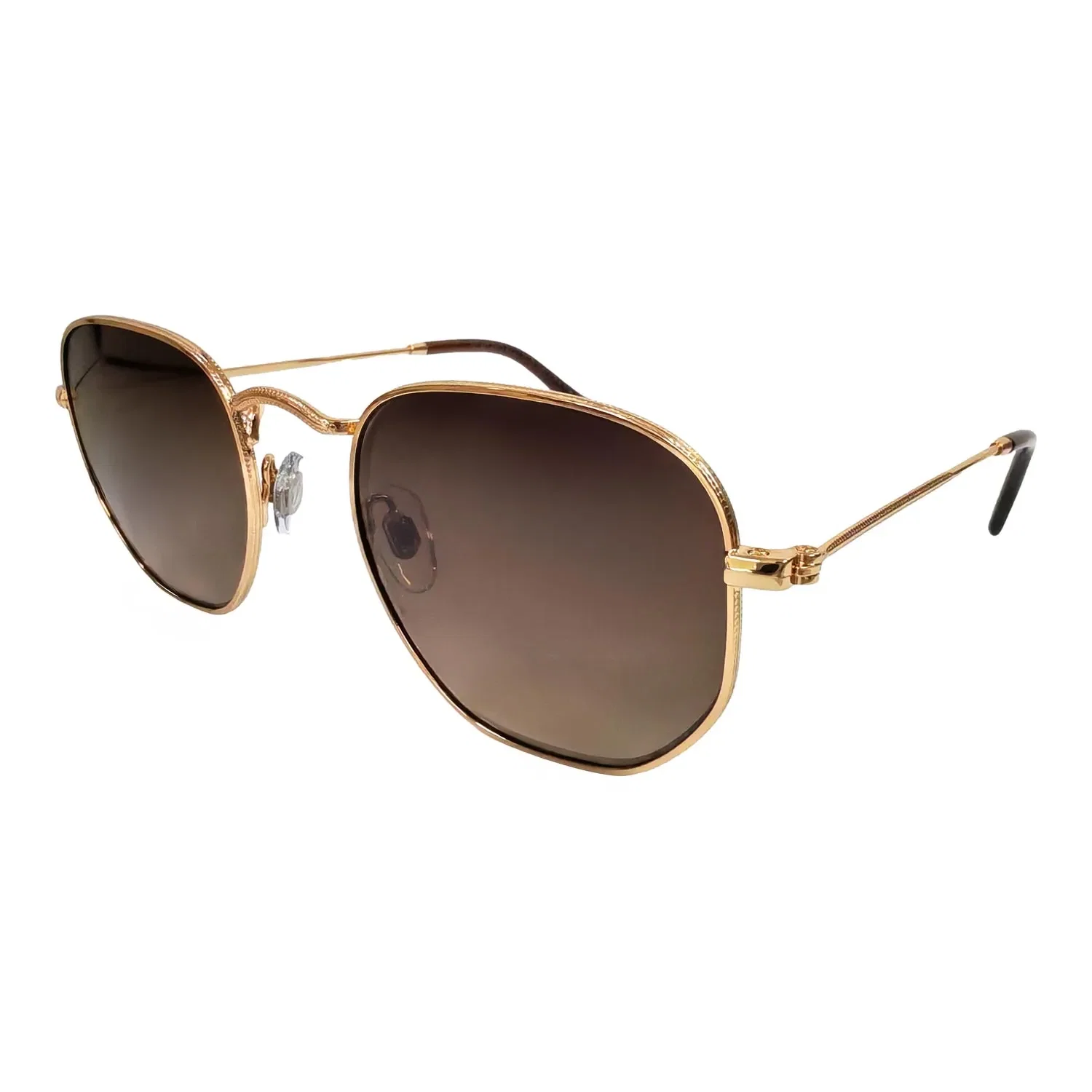 Óculos de Sol Feminino Chilli Beans Quadrado Dourado — imagem 1