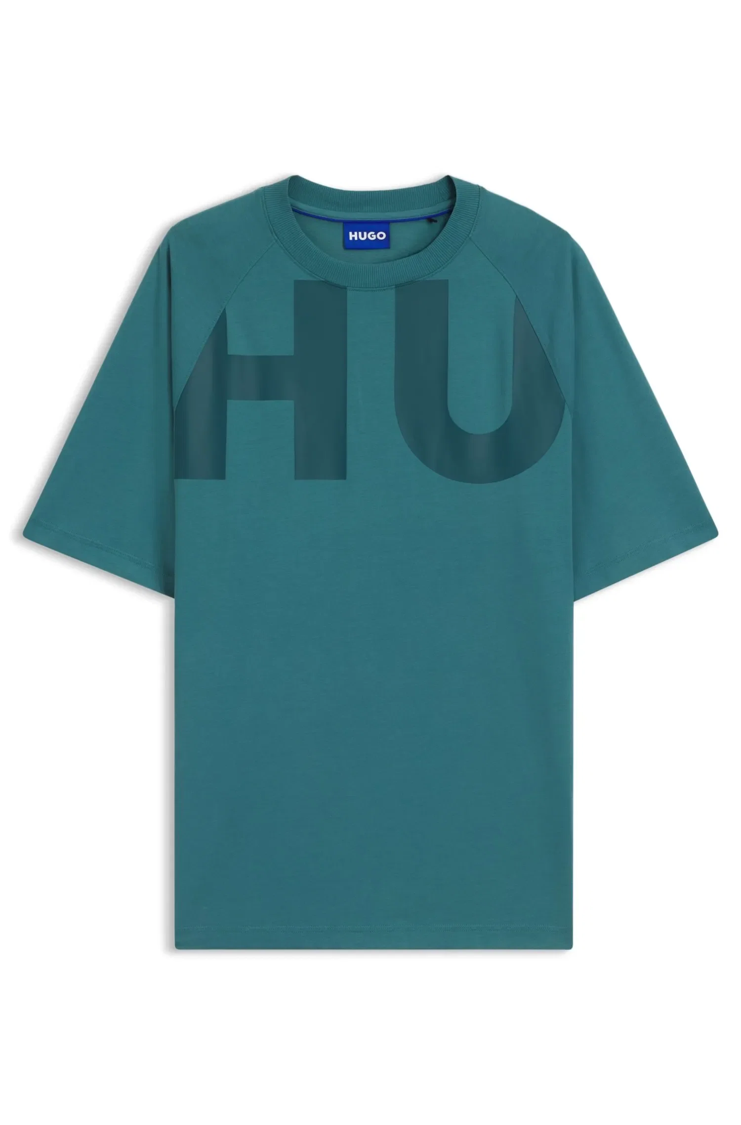 Camiseta Oversized De Algodão Com Logo