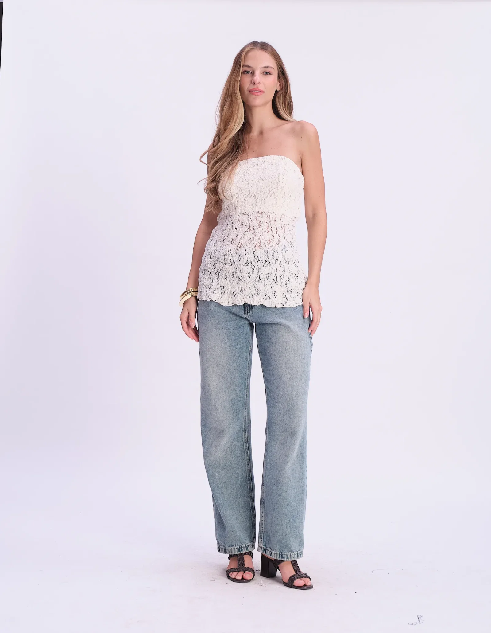 Blusa Tomara Que Caia Renda - Branco