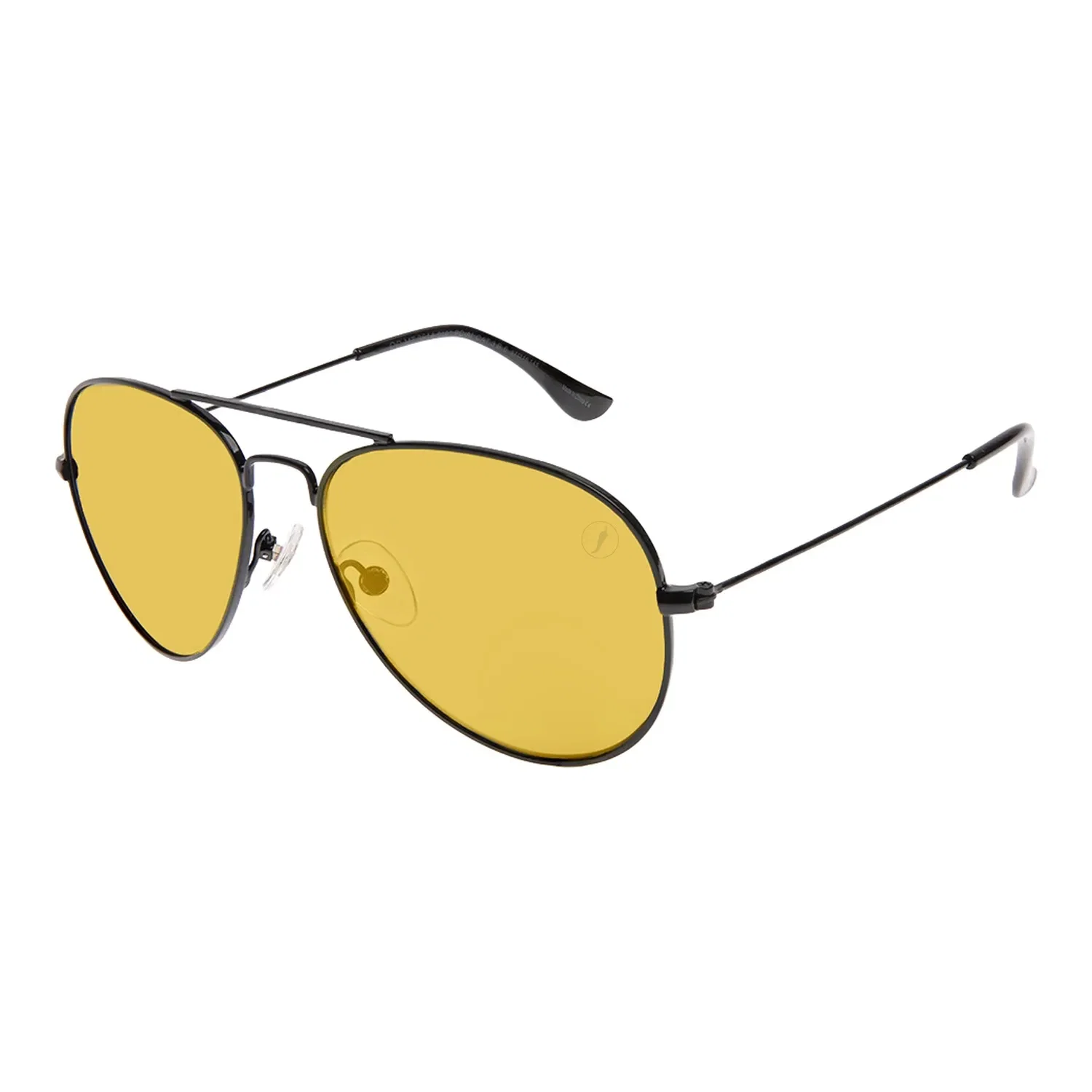 Óculos de Sol Unissex Chilli Beans Aviador MT Slim Amarelo