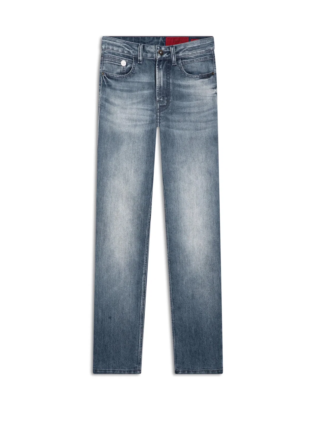 Calça High Comfort Dark Indigo 1846 Lav. Medio C/ Used — imagem 1