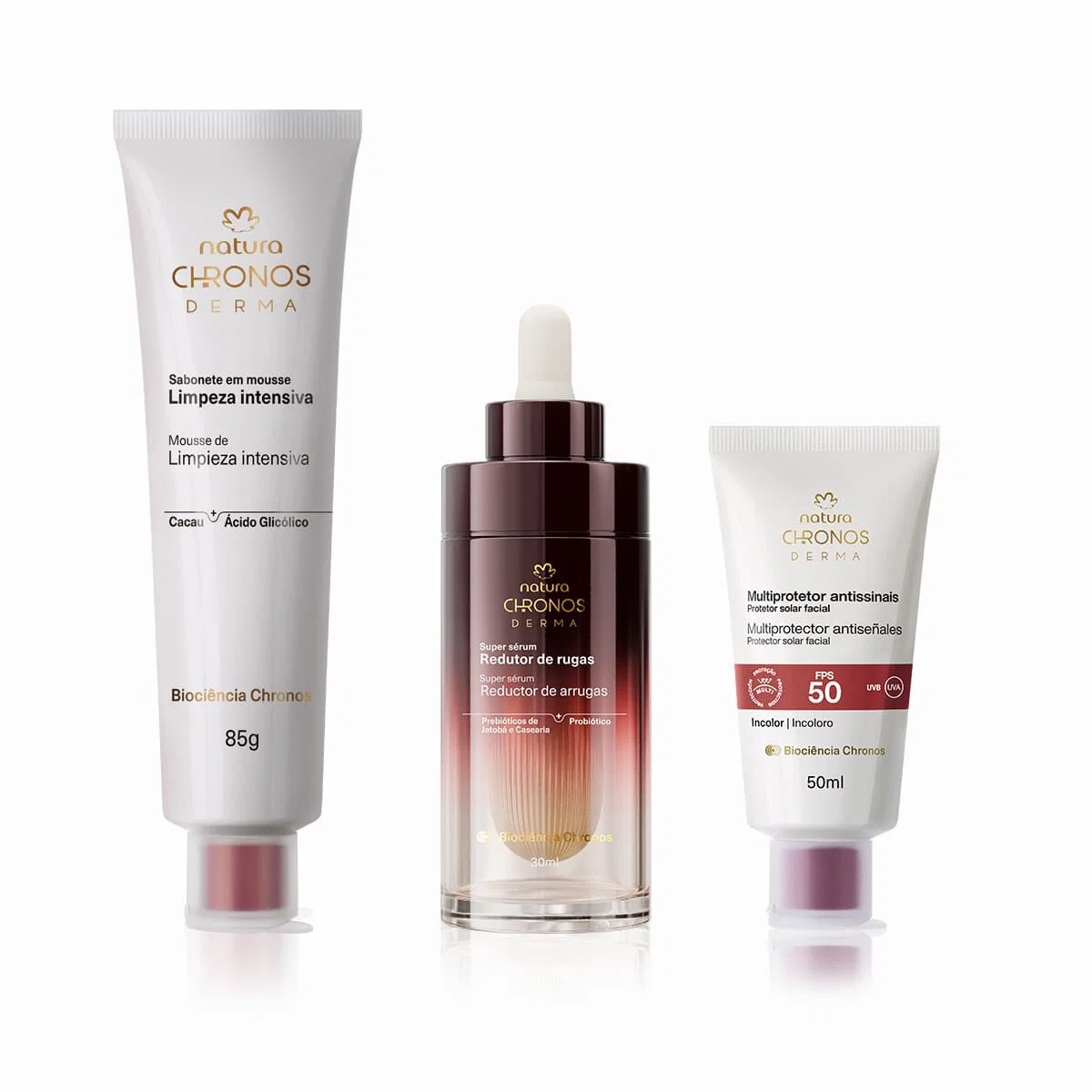 Kit Rotina Rugas Super Chronos Derma (3 produtos) — imagem 1